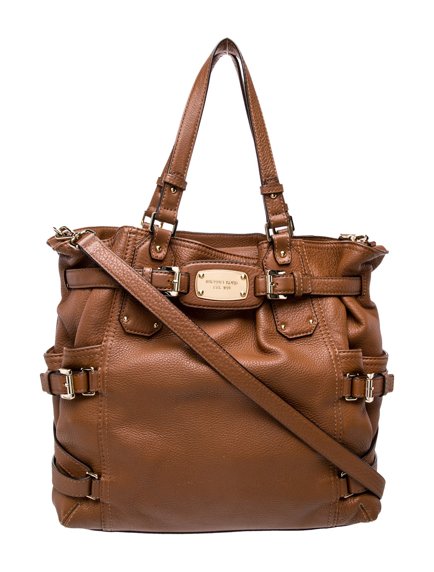 Michael Michael Kors Leather Top Handle Bag