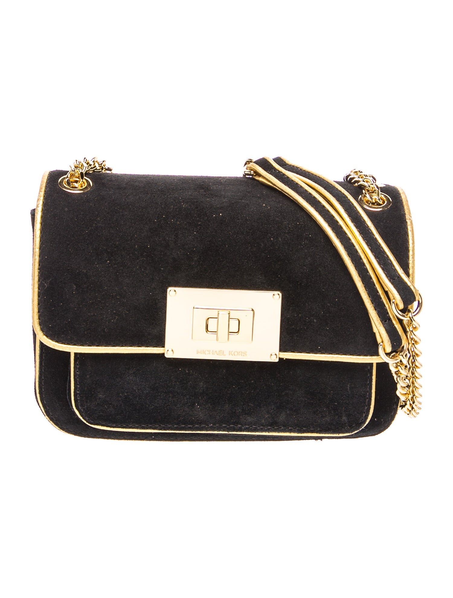 Michael Michael Kors Suede Top Handle Bag