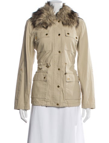 Pre-owned Michael Michael Kors Utility Jacket In Neutral