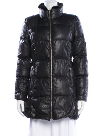 Pre-owned Michael Michael Kors Down Jacket In Black