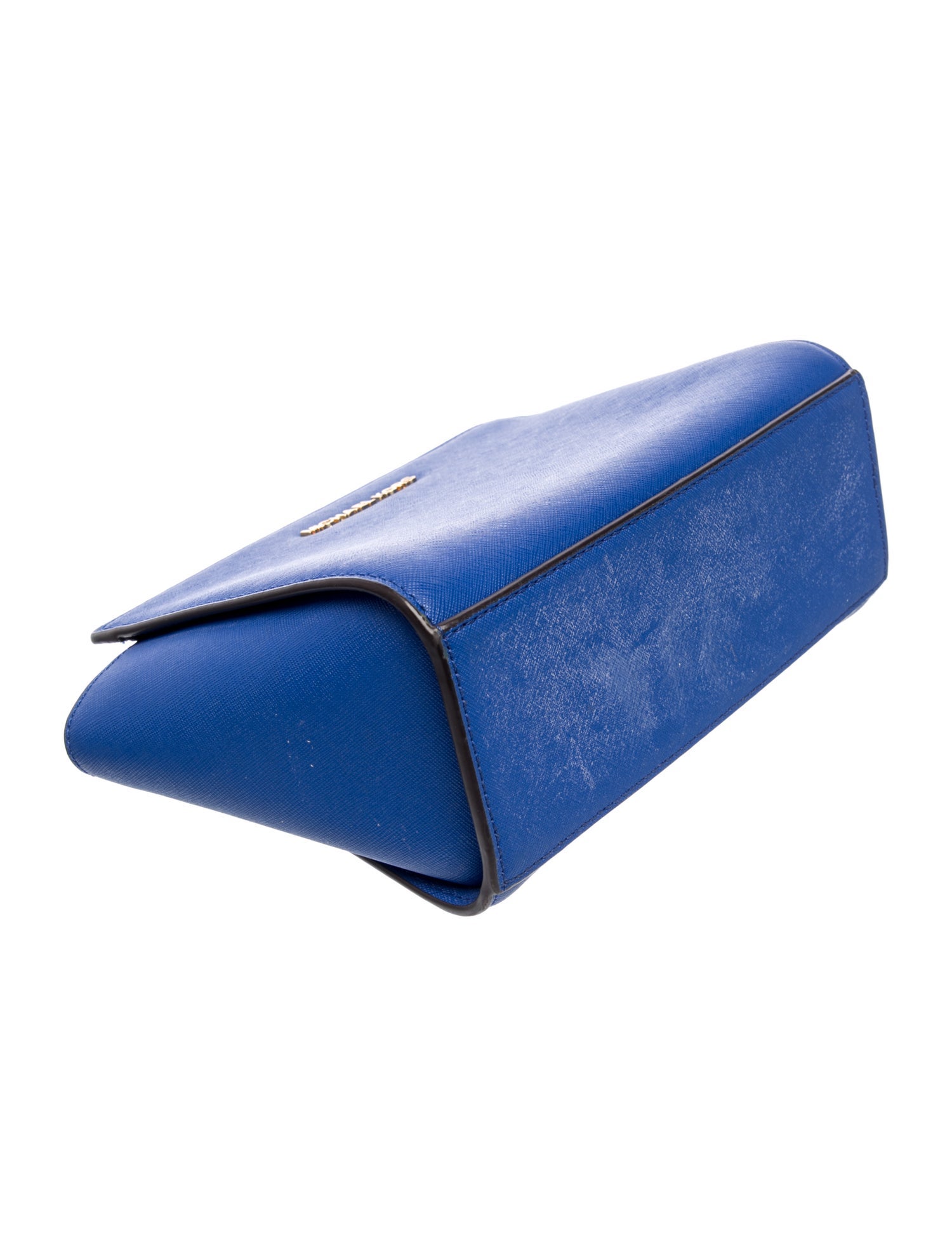 Michael Michael Kors Leather Crossbody Bag - Blue Crossbody Bags