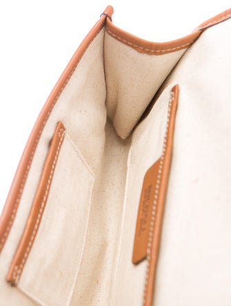 Michael Michael Kors Leather-Trimmed Straw Clutch