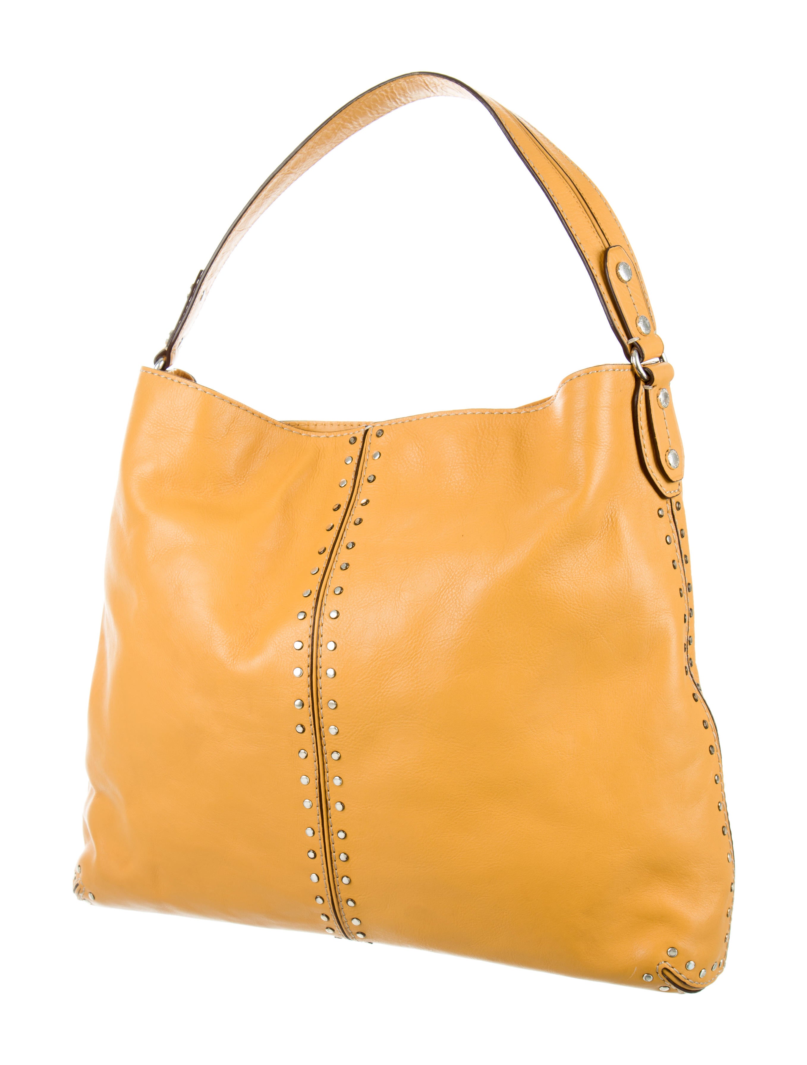 Michael Michael Kors Studded Leather Bag Handbags WM521471 The