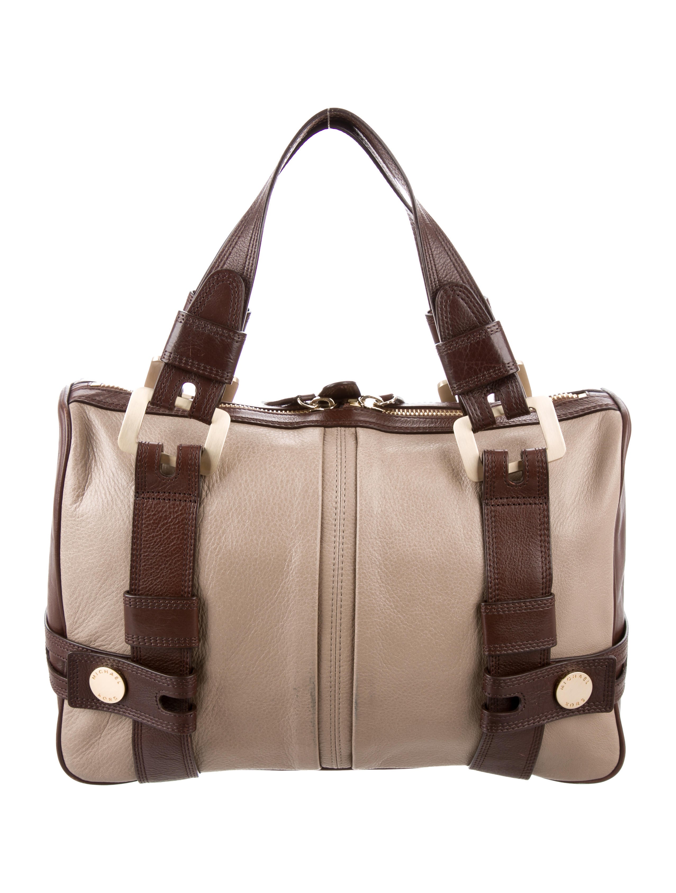 Michael Michael Kors Leather Handle Bag Handbags WM521803 The