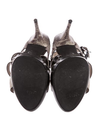 Michael Michael Kors Embossed Cage Sandals