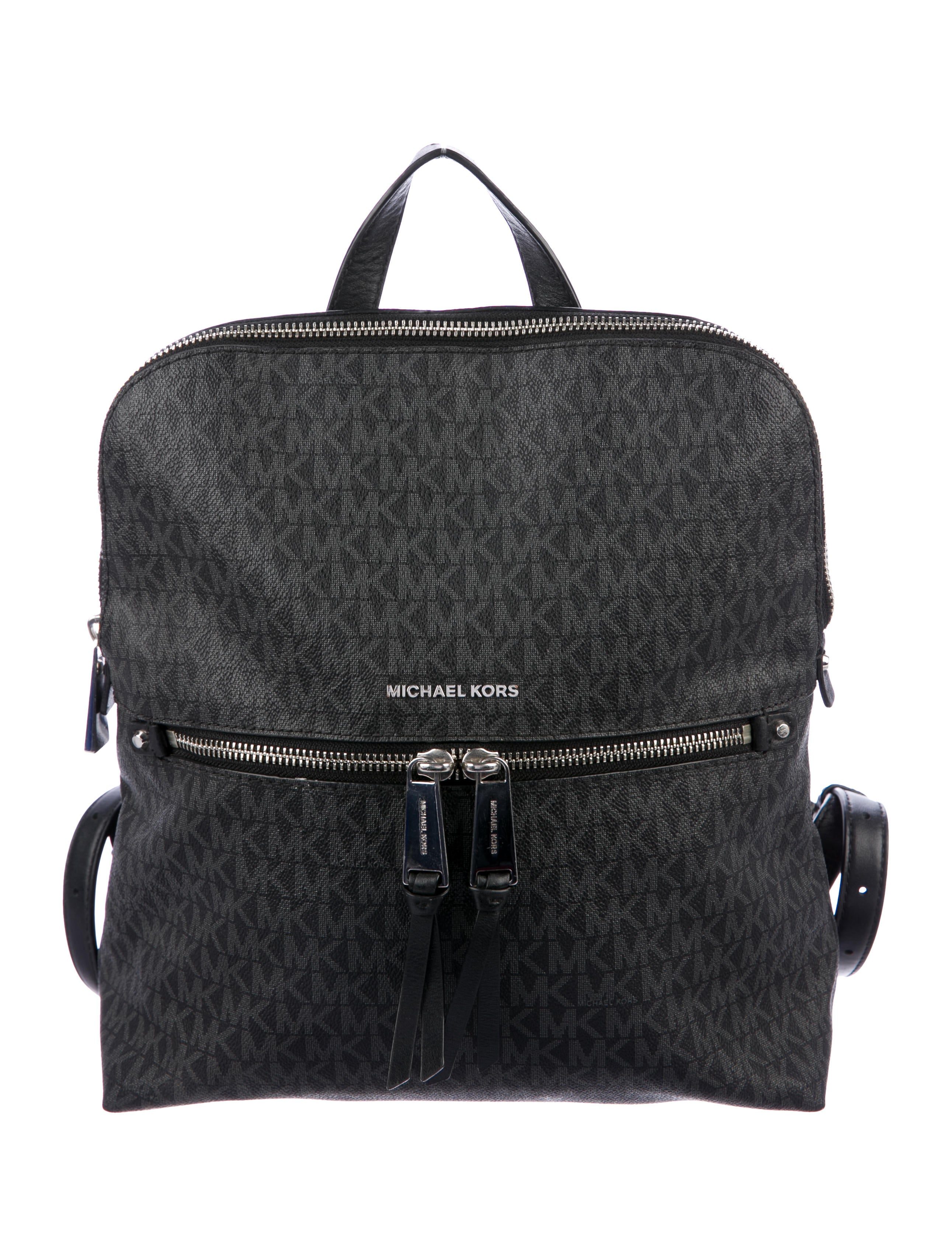 Michael Michael Kors Monogram Rhea Slim Backpack