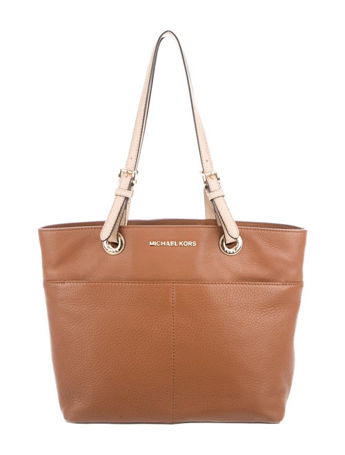 Michael Michael Kors Jet Set Leather Tote Brown