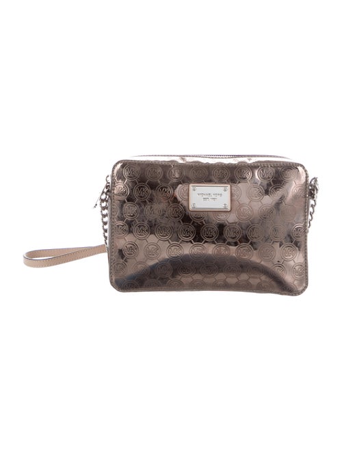 Michael Michael Kors Metallic Monogram Camera Bag