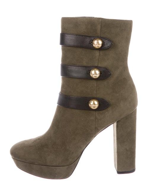 Michael Michael Kors Suede Studded Accents Boots G