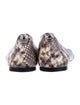 Michael Michael Kors Leather Animal Print Flats