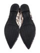 Michael Michael Kors Leather Animal Print Flats
