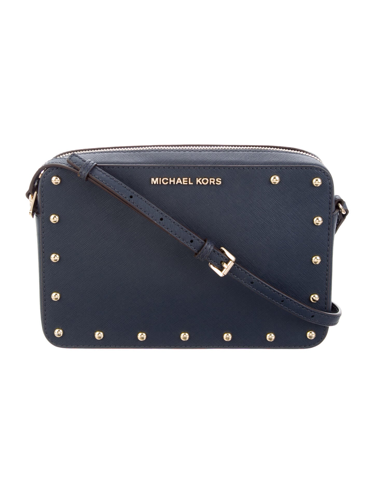 Michael Michael Kors StudEmbellished Jet Set Camera Bag Handbags