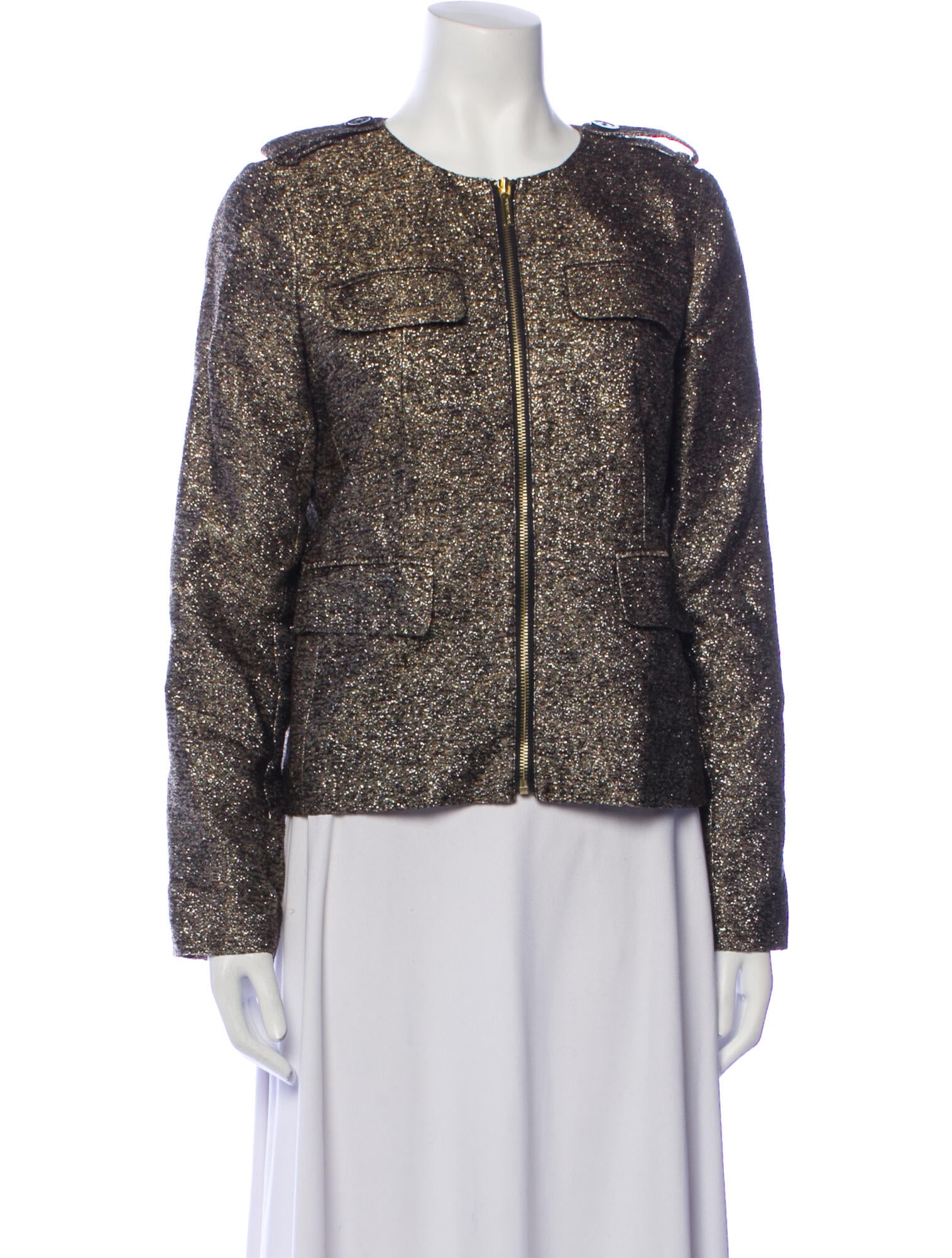 Michael Michael Kors Tweed Pattern Evening Jacket