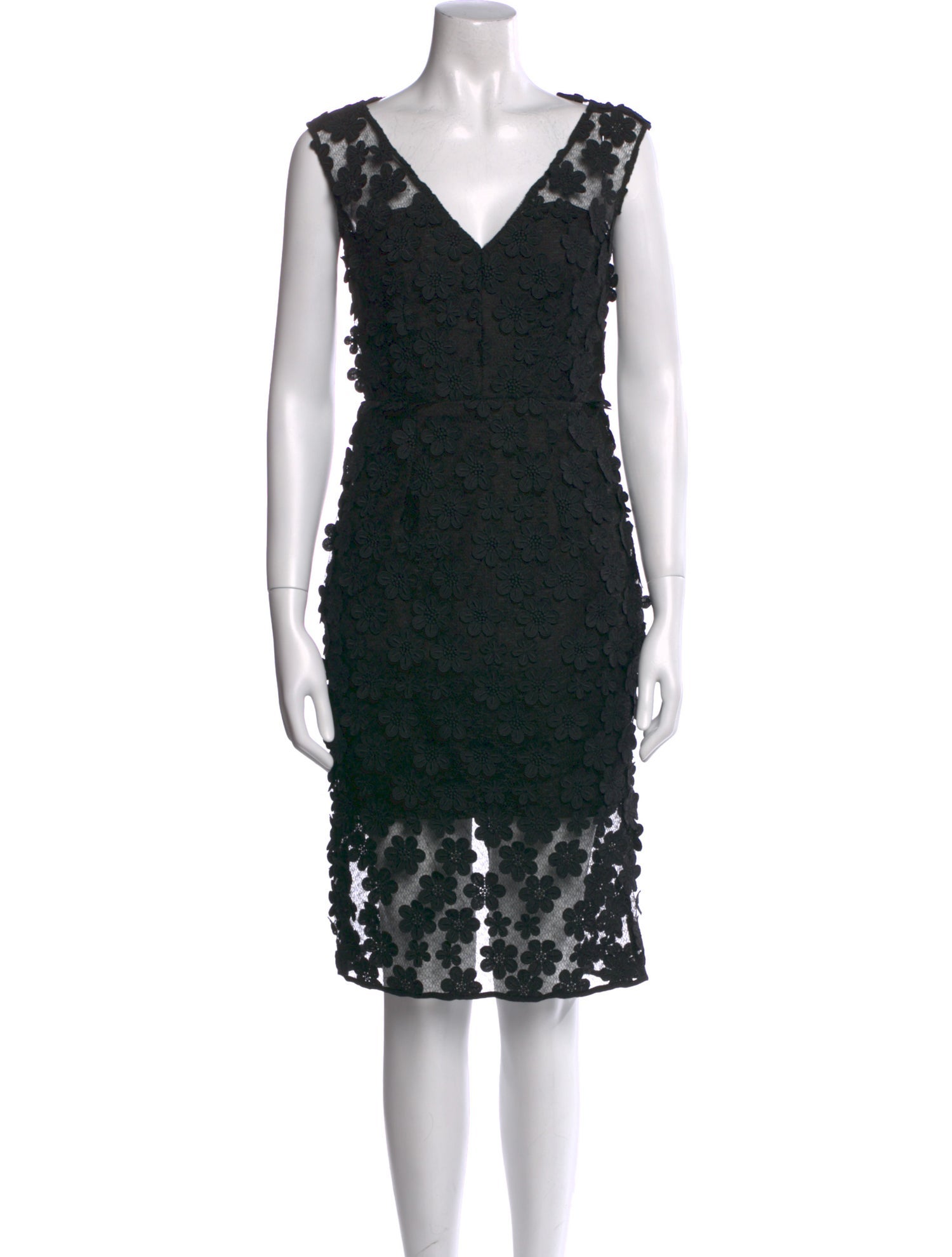 Milly Lace Knee-Length Dress