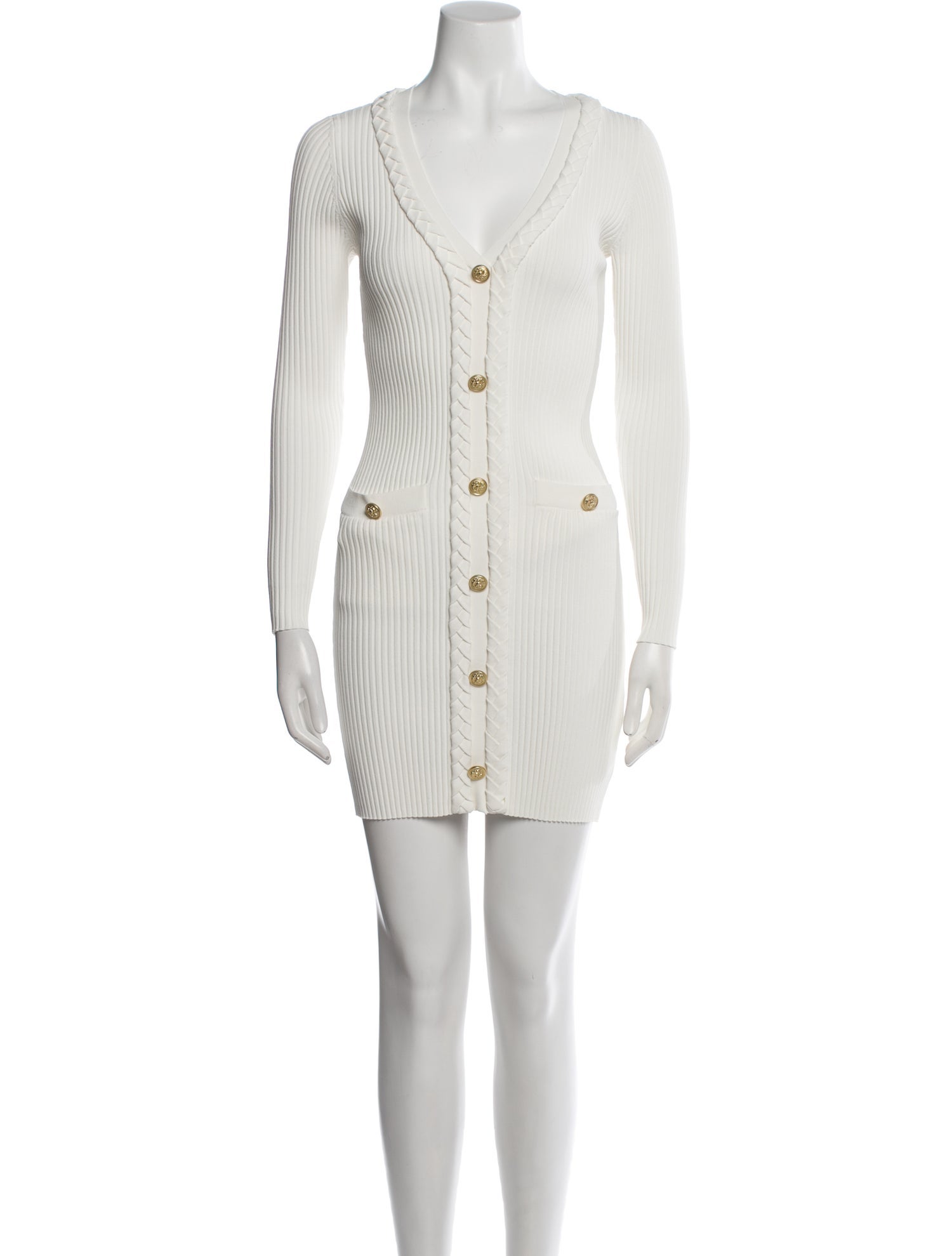 Milly V-Neck Mini Dress