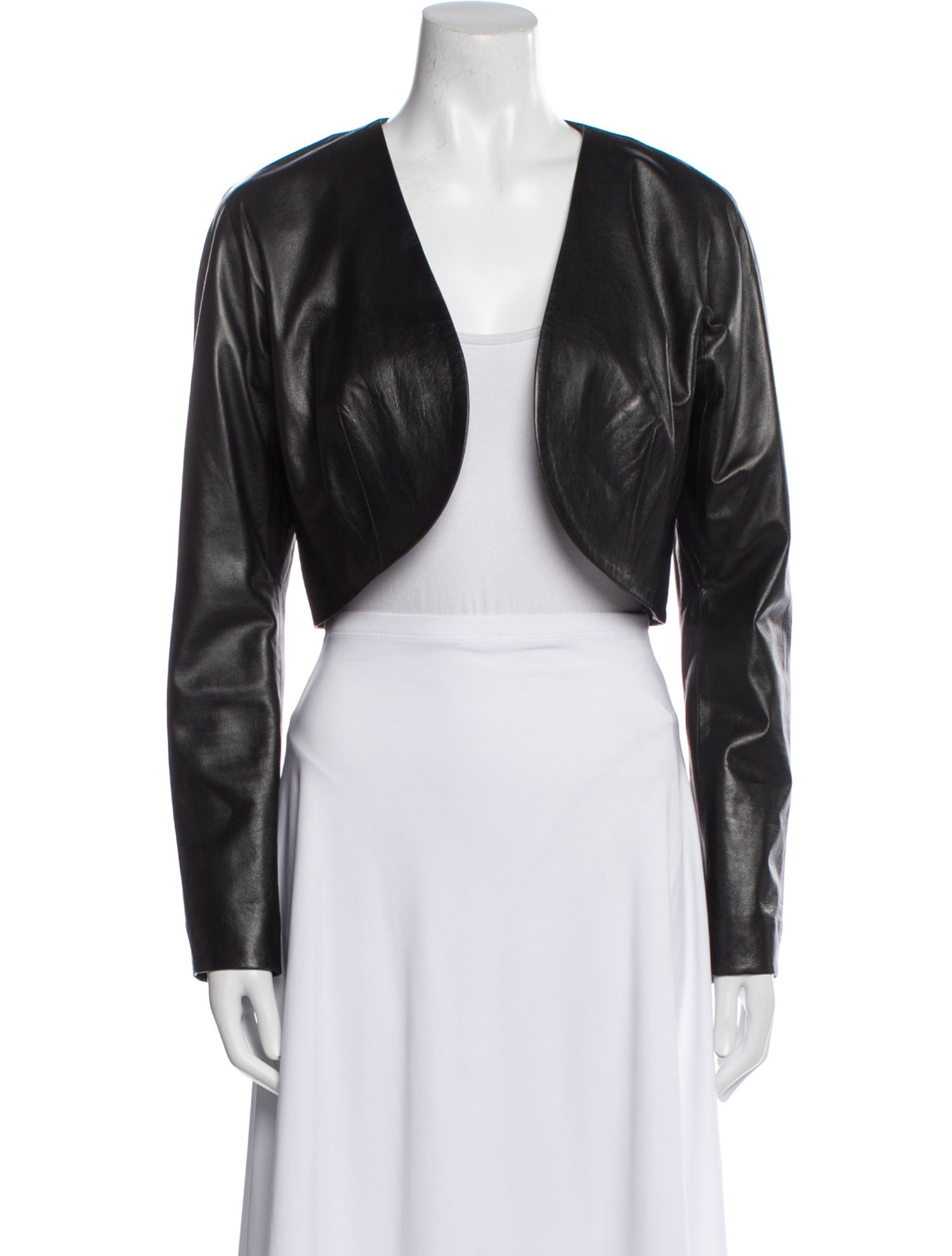 Milly Lamb Leather Bolero