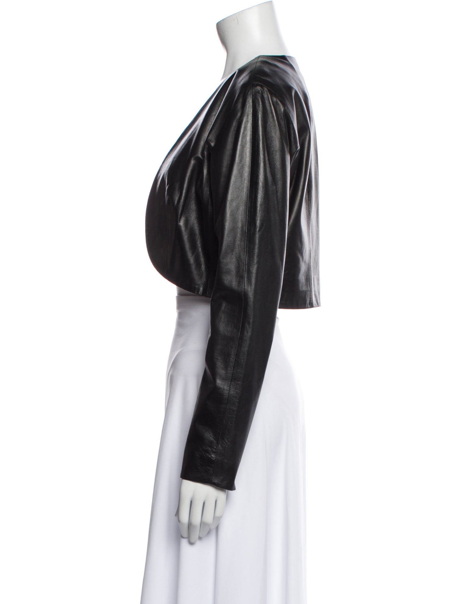 Milly Lamb Leather Bolero