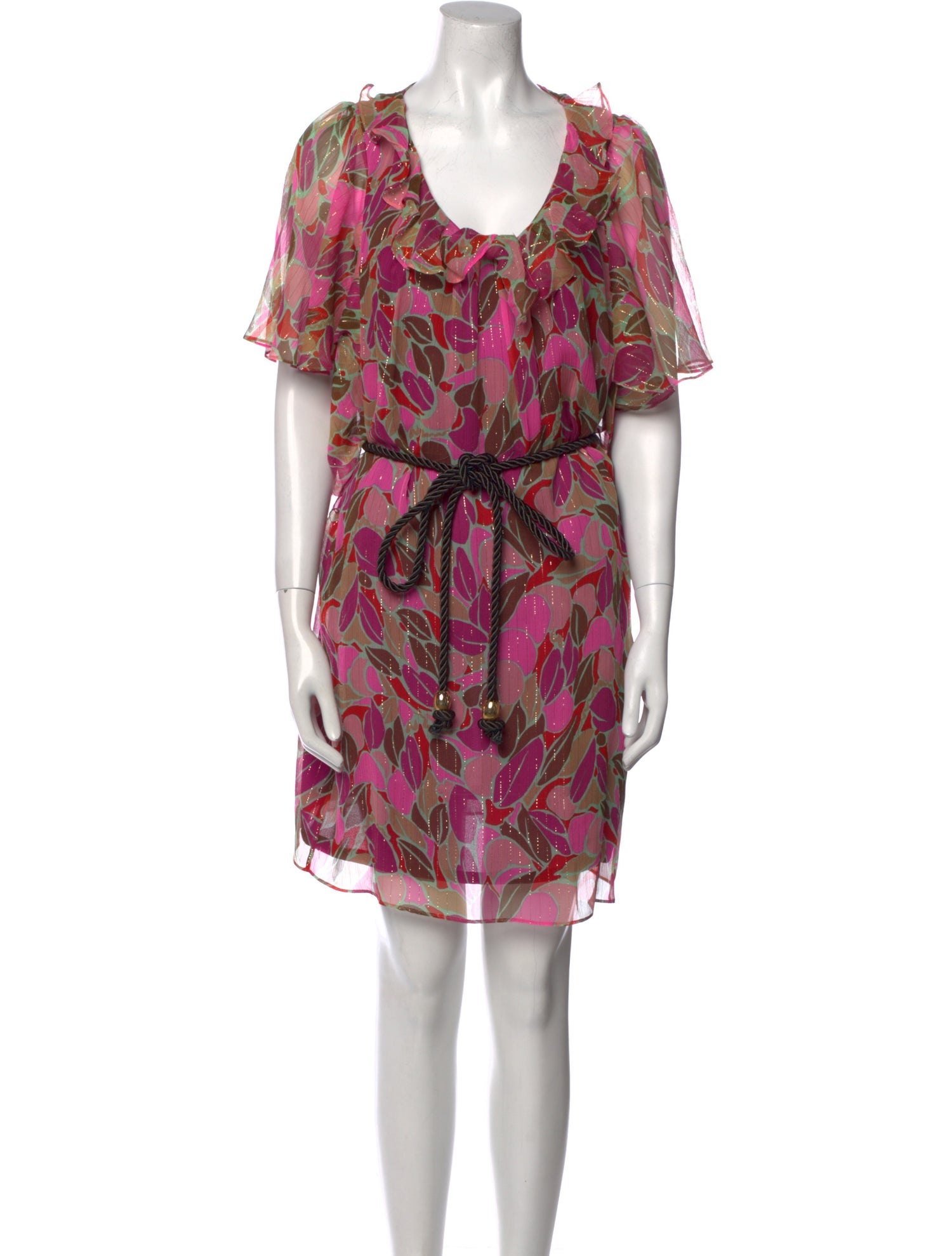 Milly Silk Knee-Length Dress