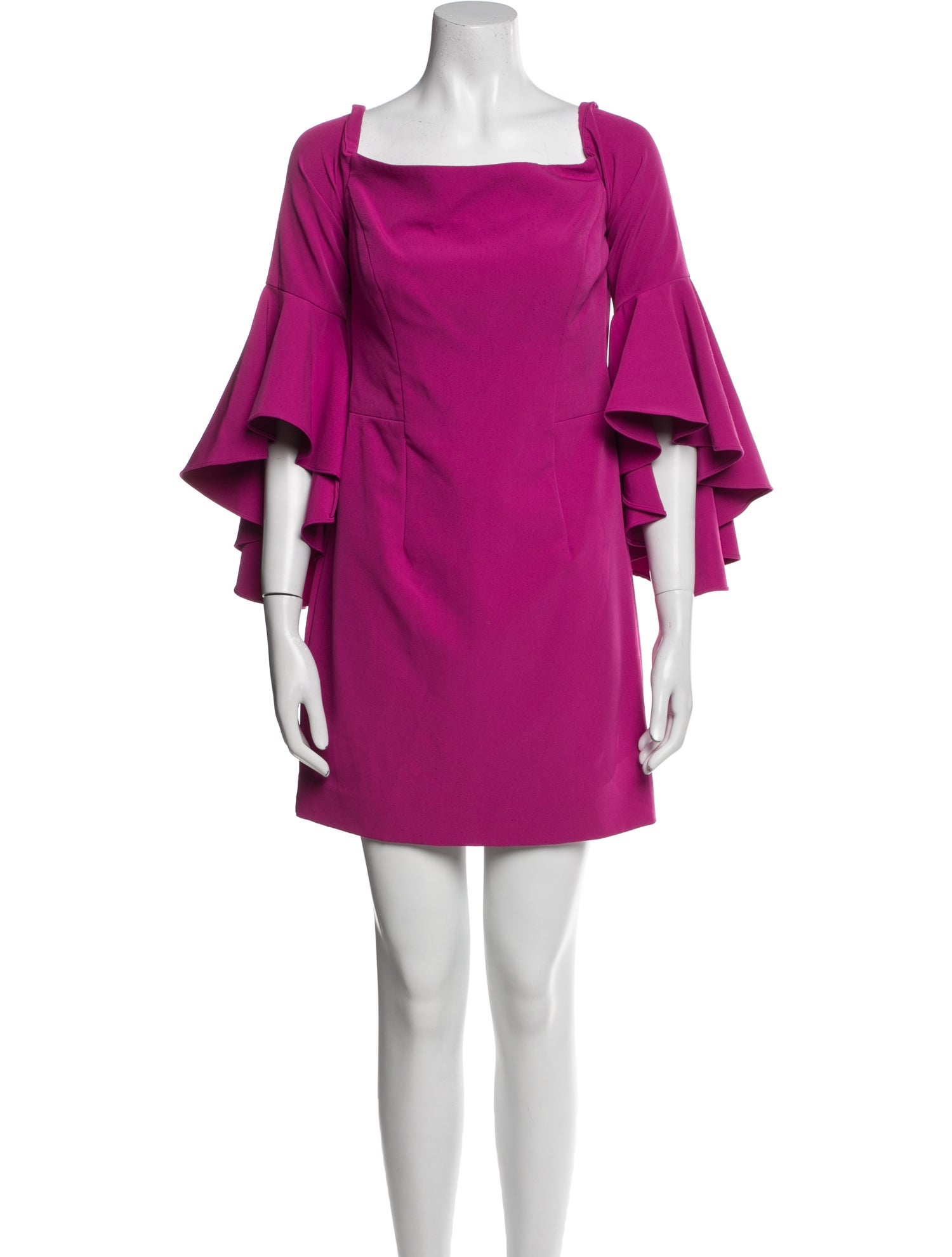 Milly Square Neckline Mini Dress