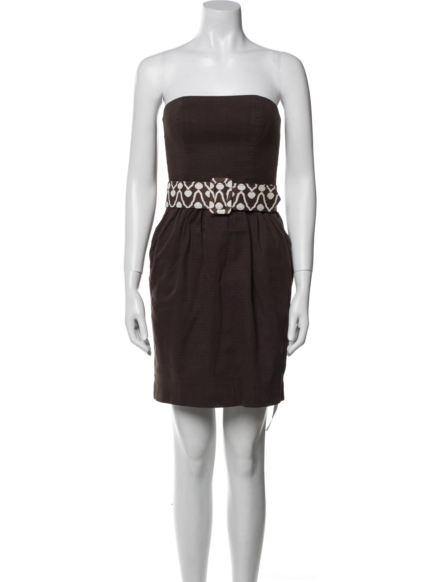 Milly Strapless Mini Dress