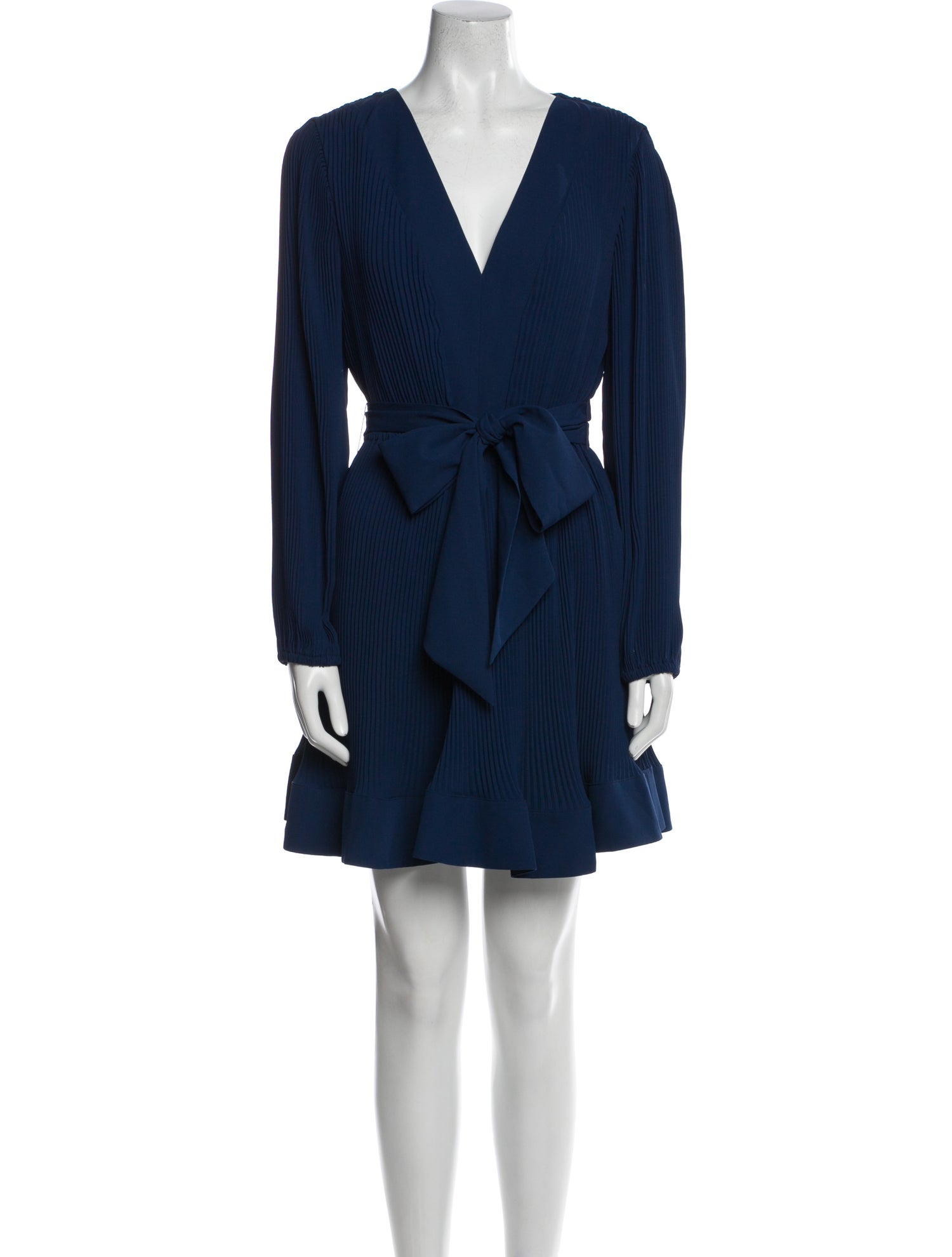 Milly V-Neck Mini Dress