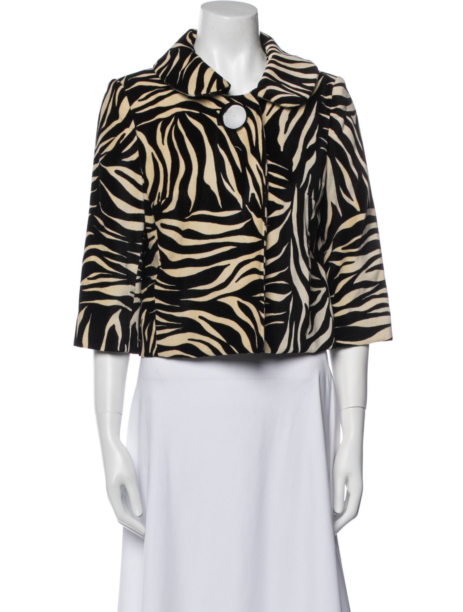 Milly Animal Print Evening Jacket