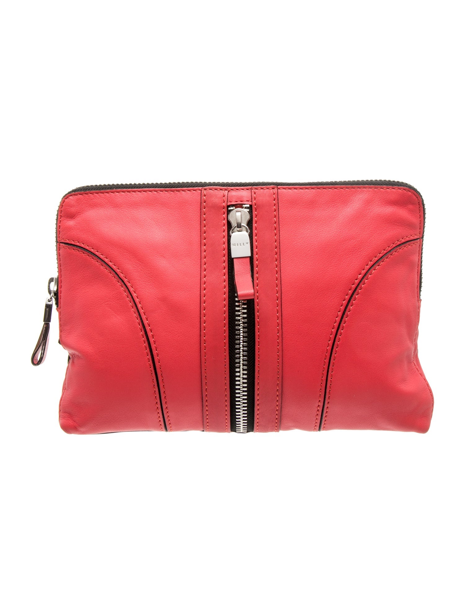 Milly Leather Clutch