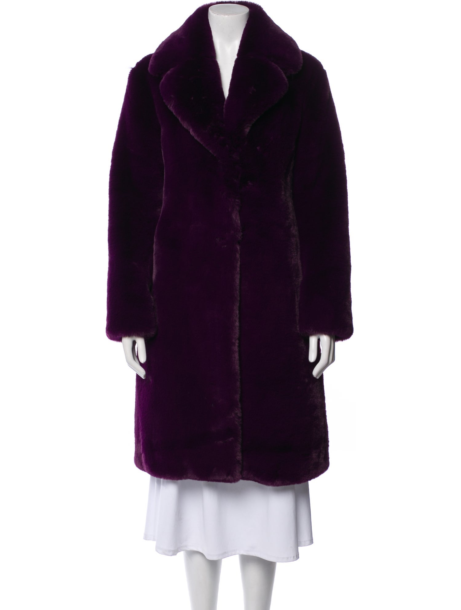 Milly Faux Fur Coat w/ Tags