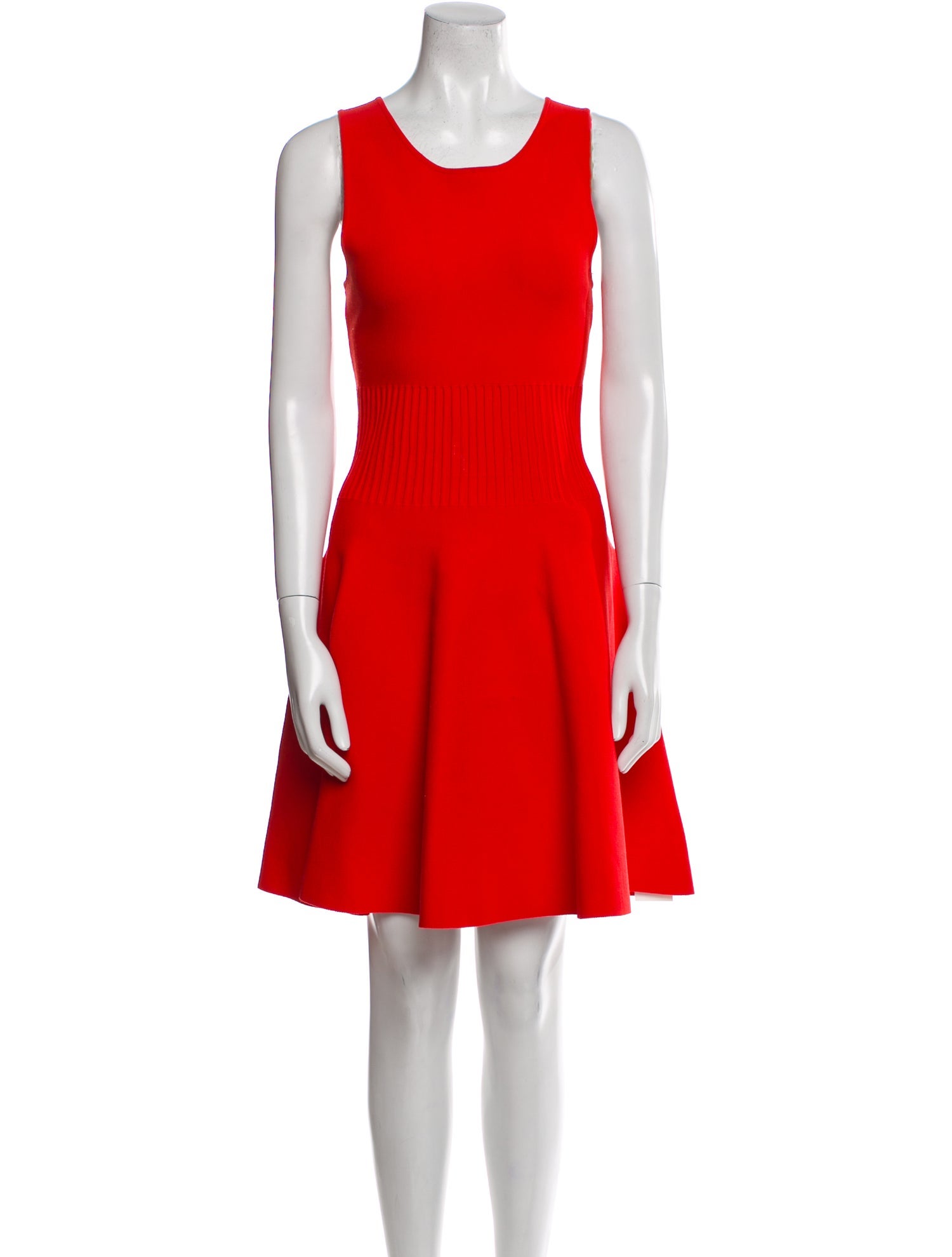 Milly Scoop Neck Mini Dress