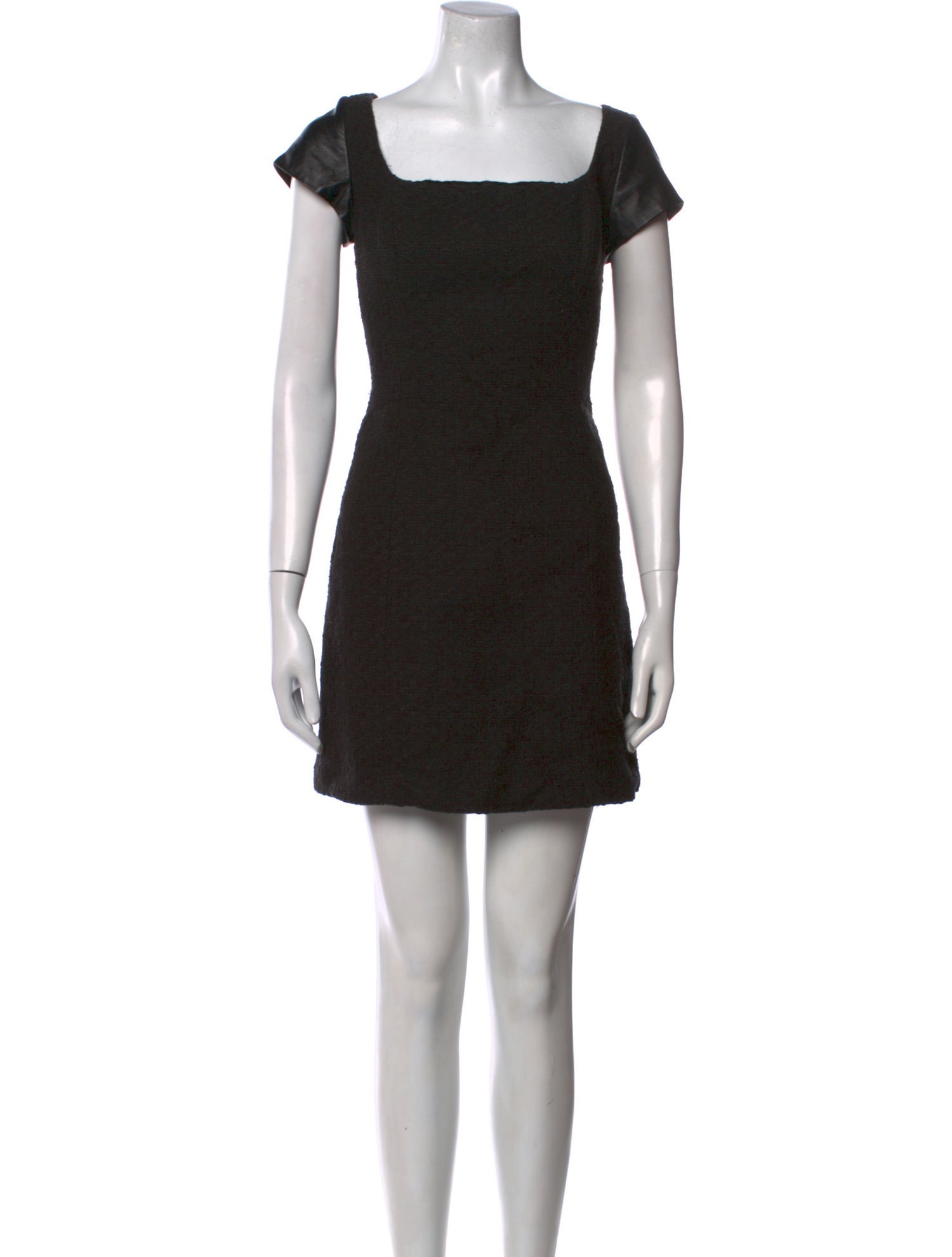 Milly Square Neckline Mini Dress