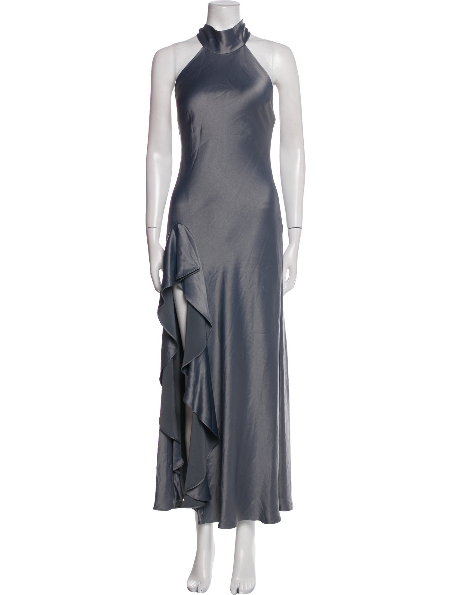 Milly Mock Neck Long Dress