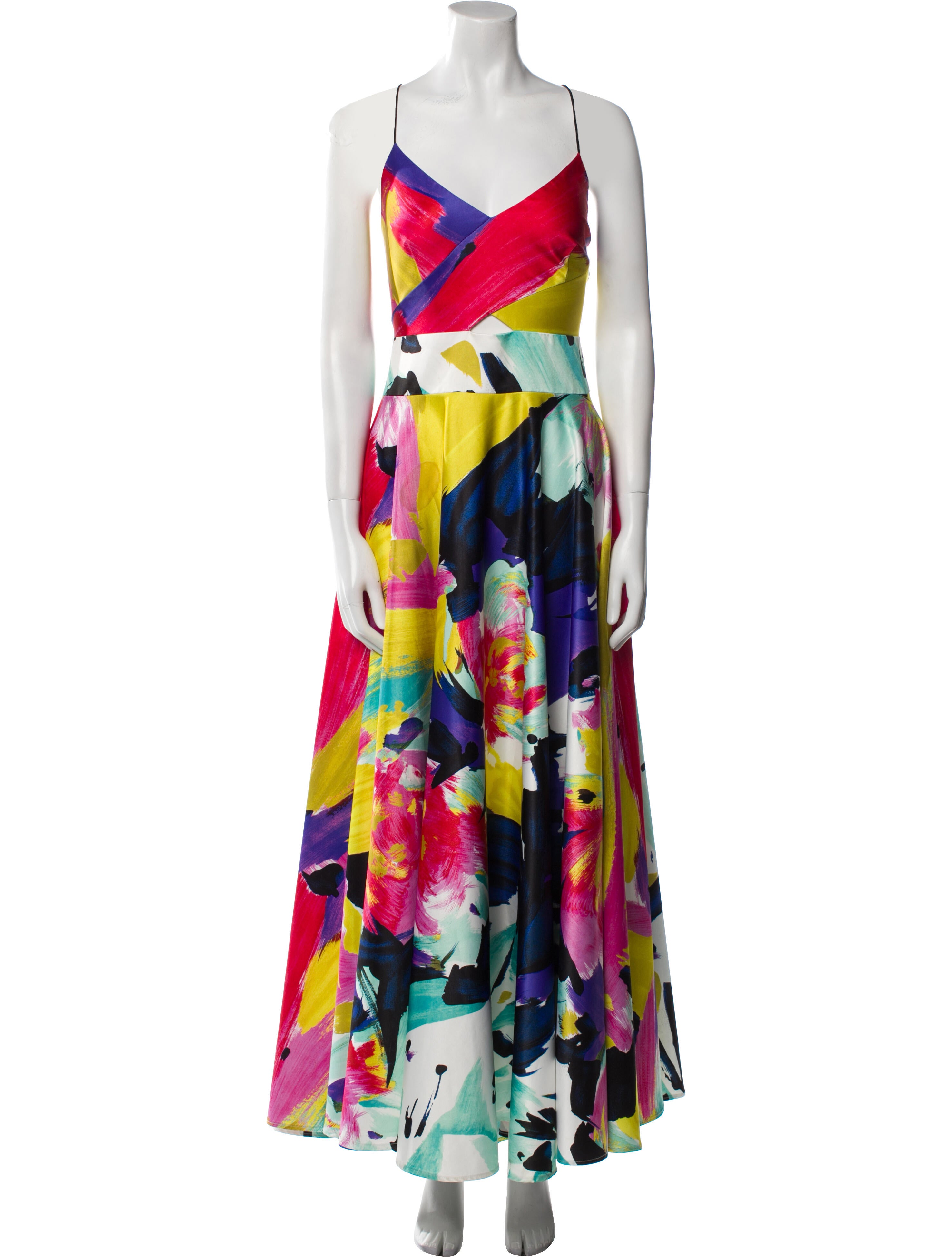 Milly Printed Long Dress