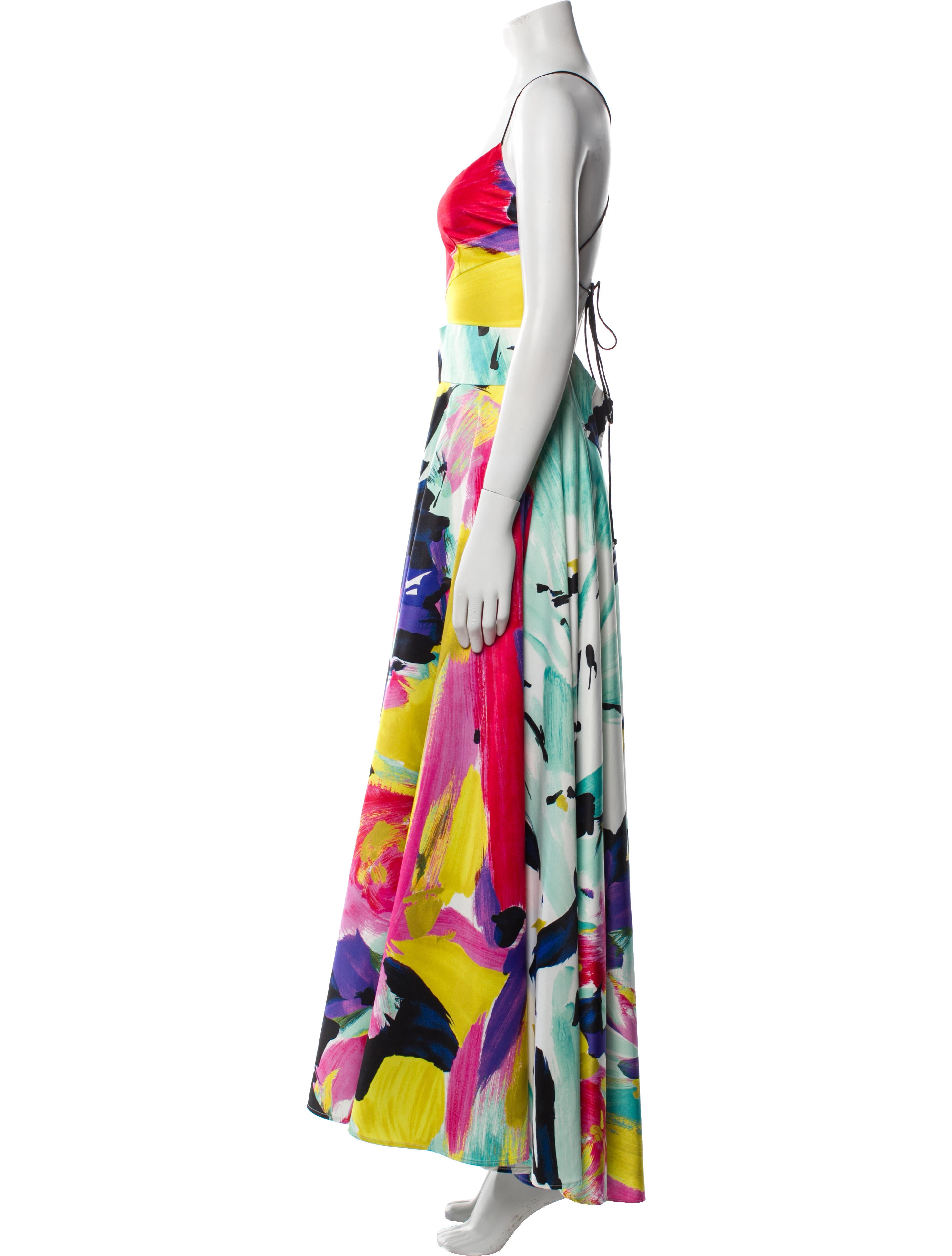 Milly Printed Long Dress