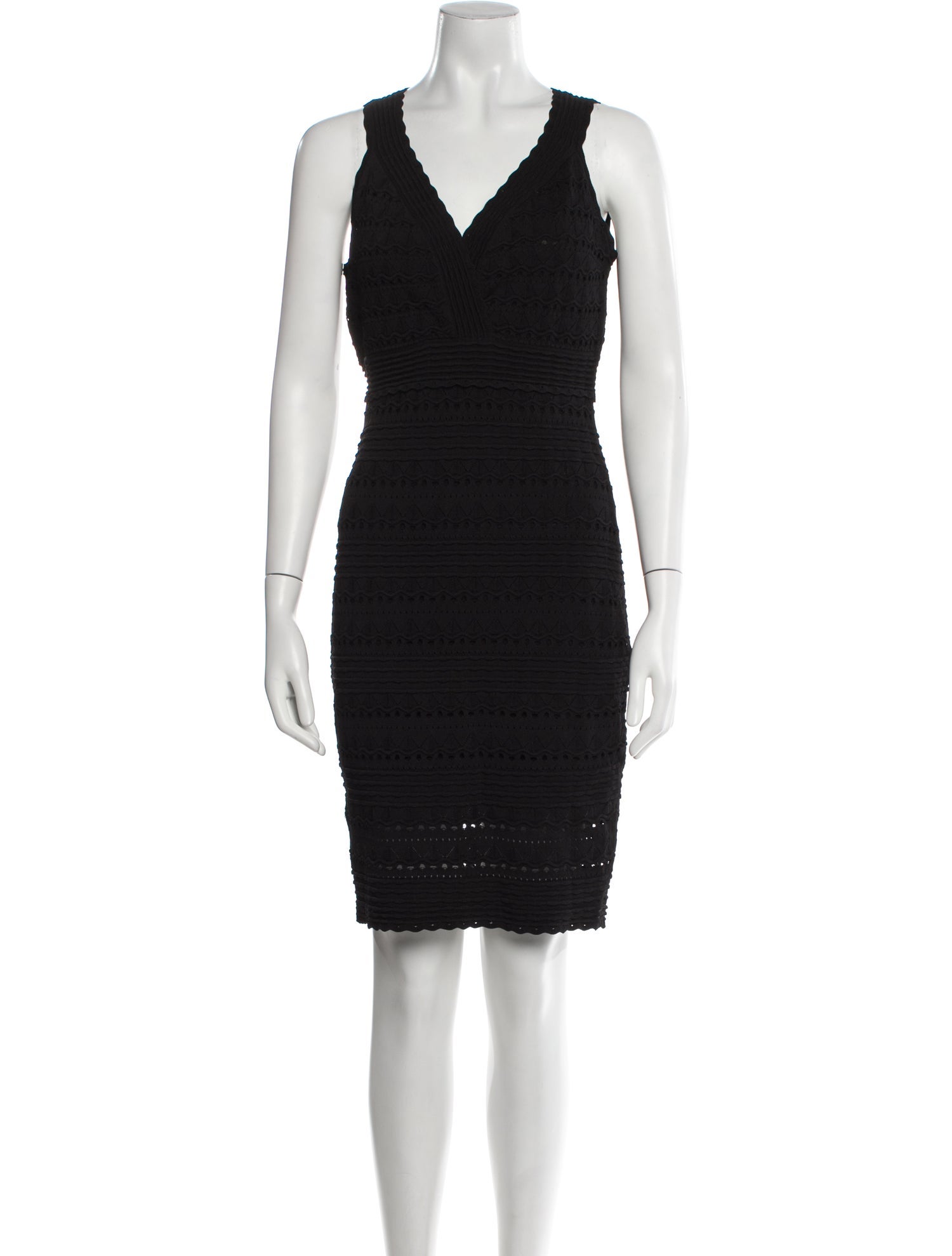 Milly V-Neck Mini Dress