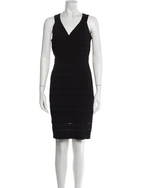 Milly V-Neck Mini Dress