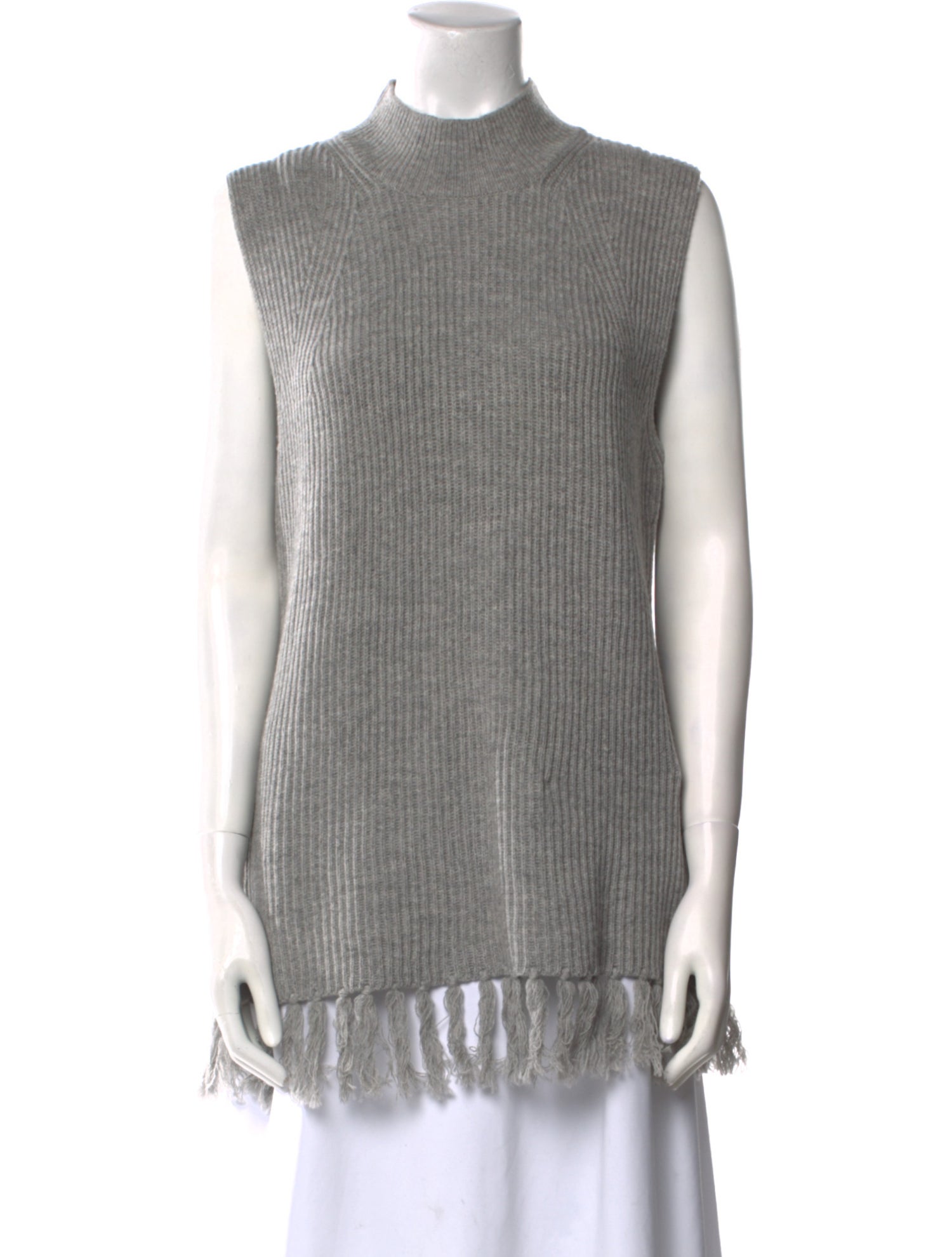 Milly Wool Mock Neck Sweater