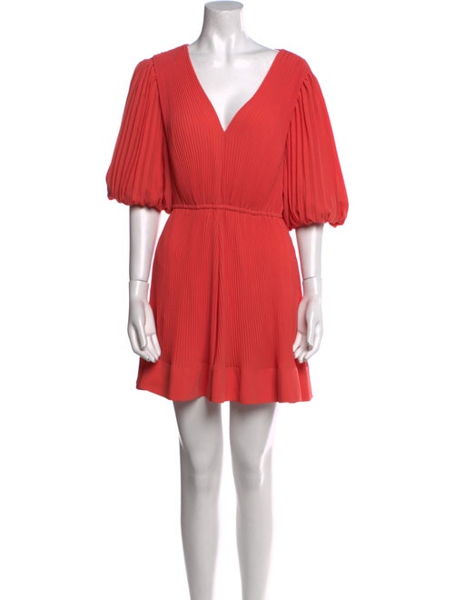 Milly V-Neck Mini Dress