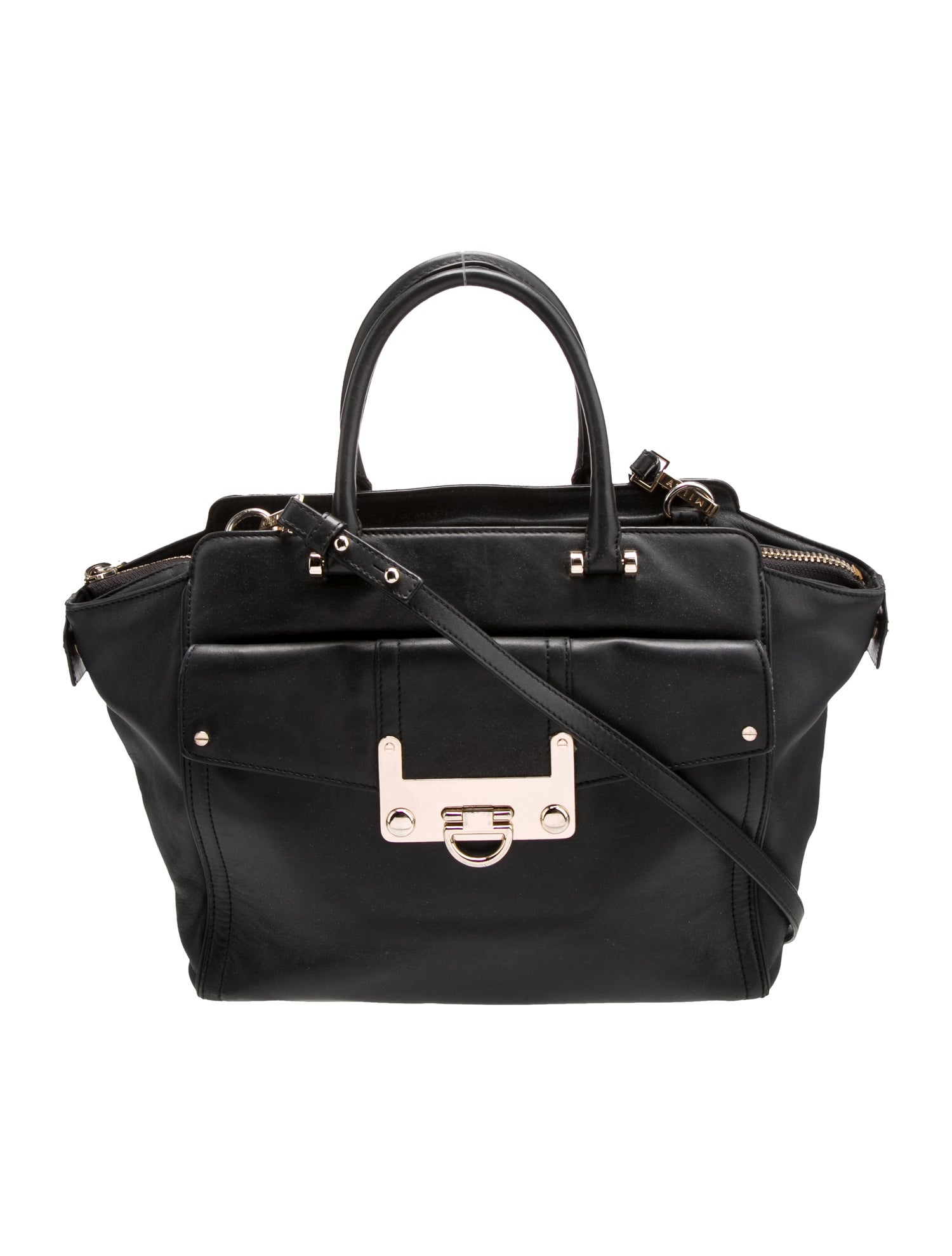 Milly Leather Shoulder Bag