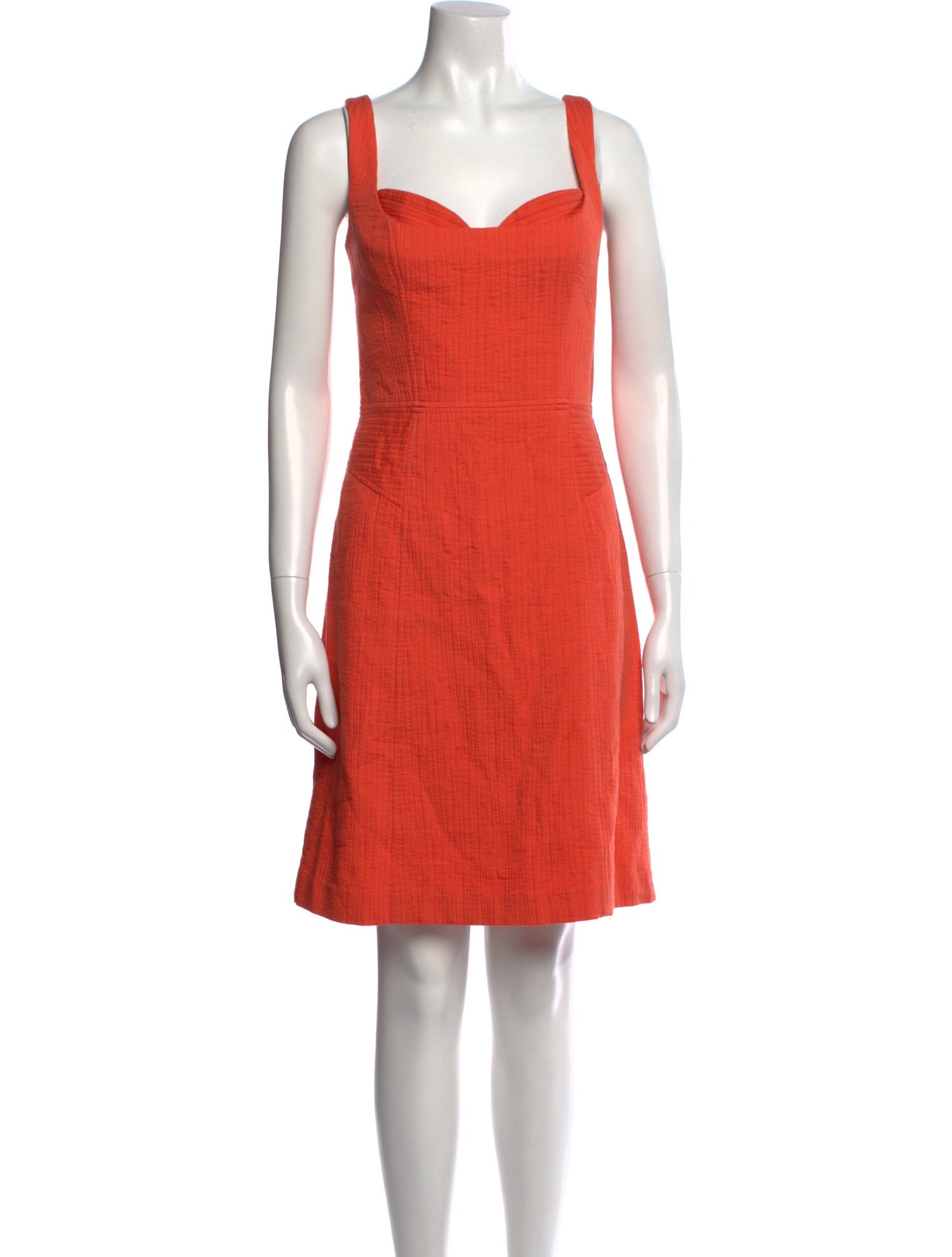 Milly Square Neckline Mini Dress