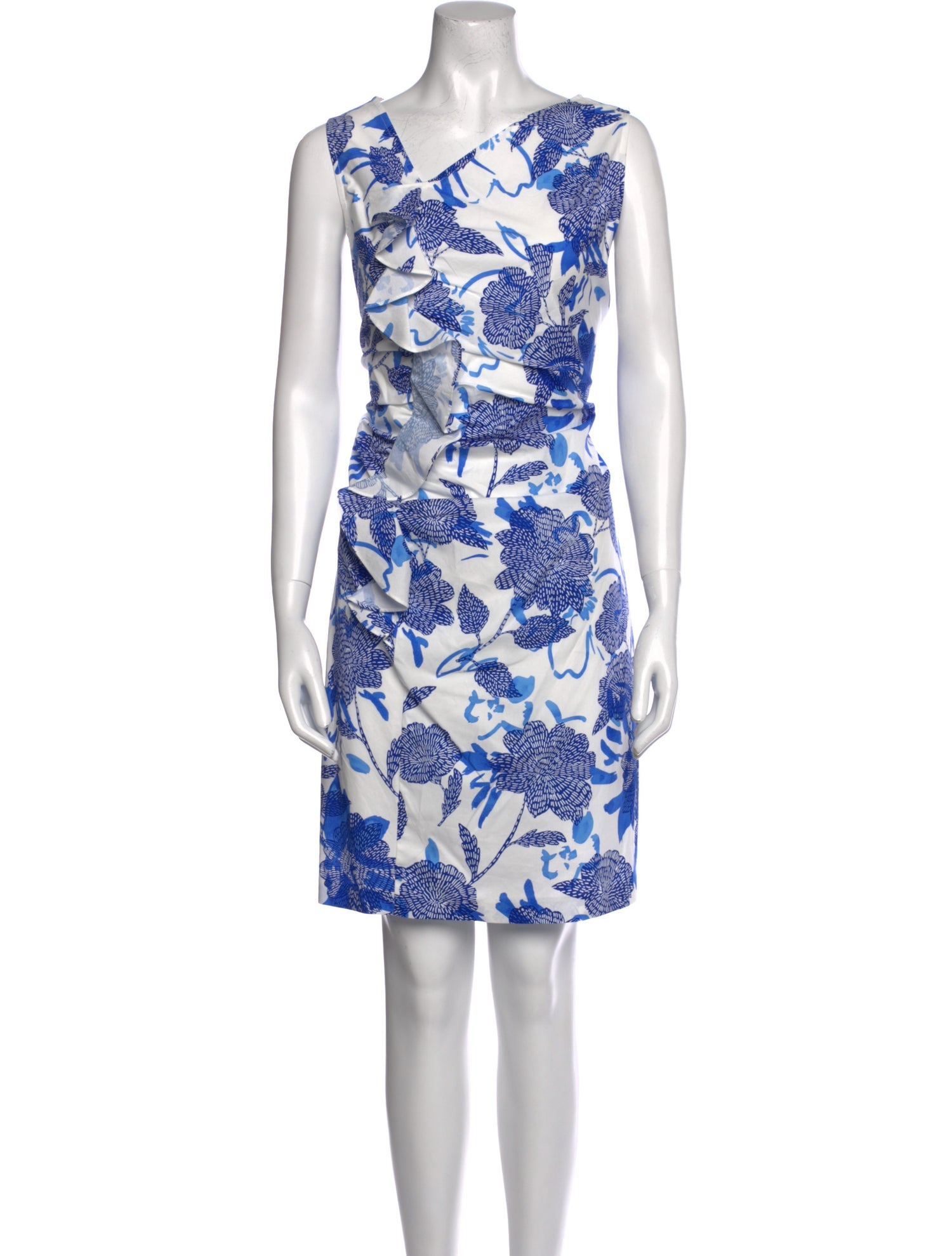 Milly Floral Print Mini Dress w/ Tags