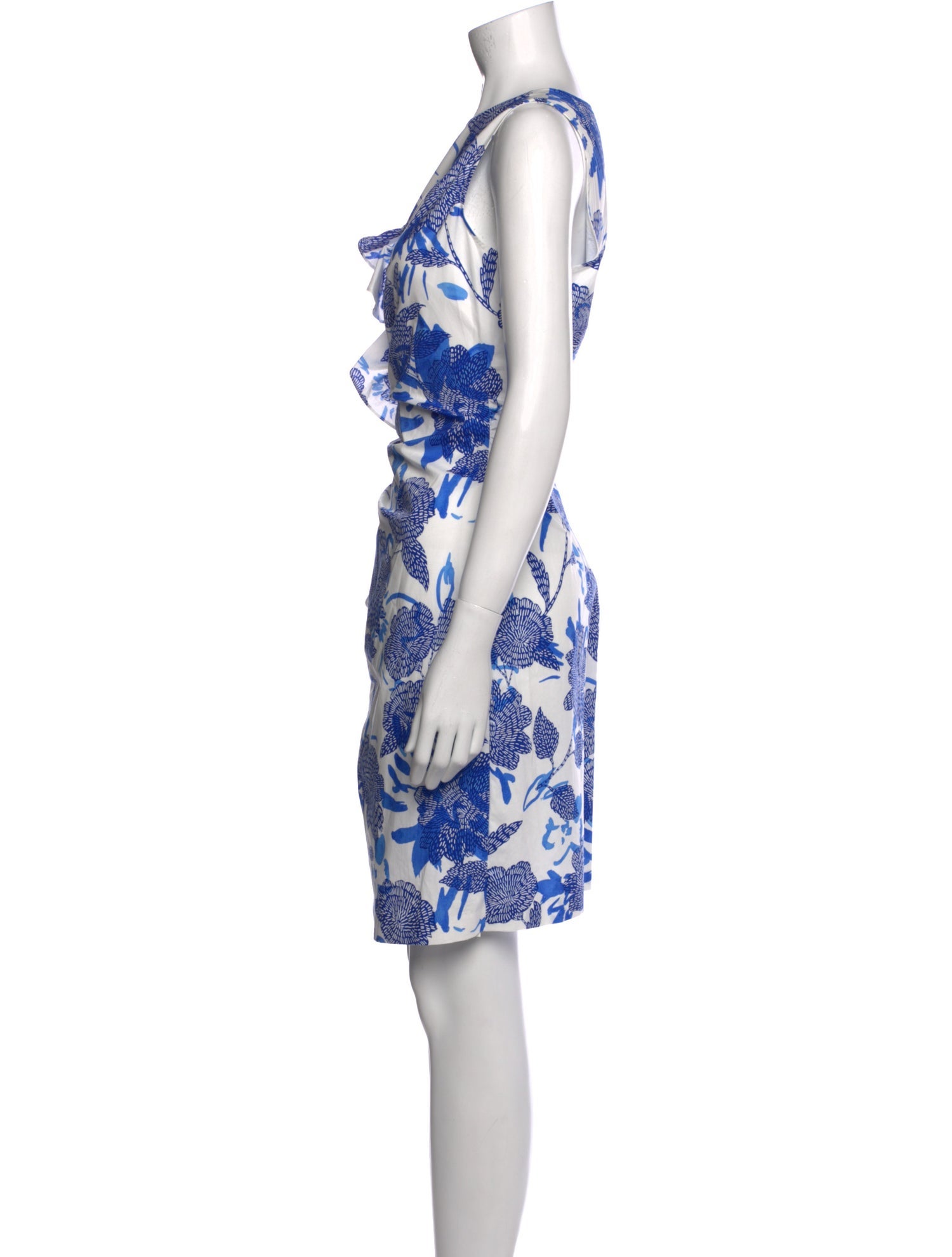 Milly Floral Print Mini Dress w/ Tags