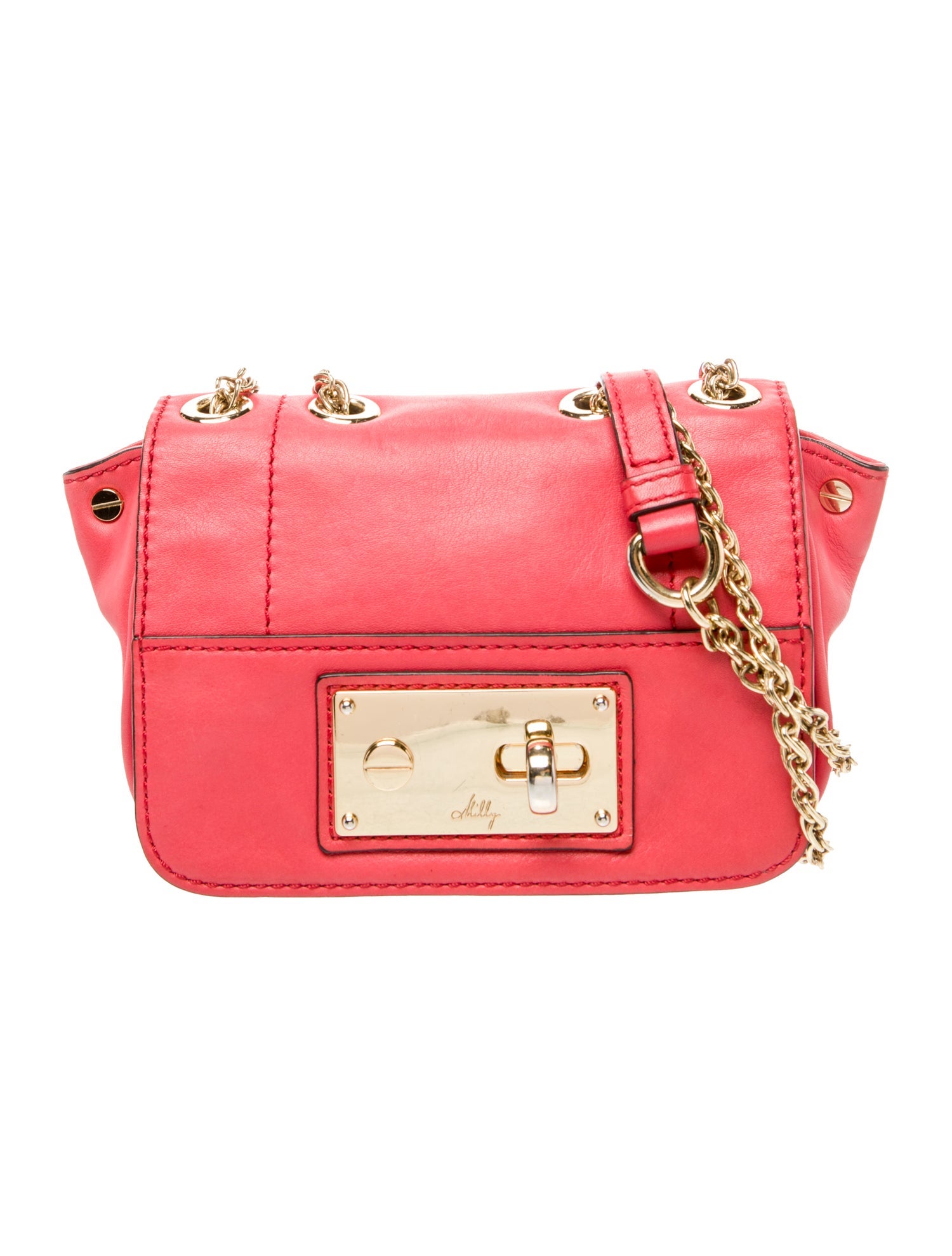 Milly Leather Crossbody Bag