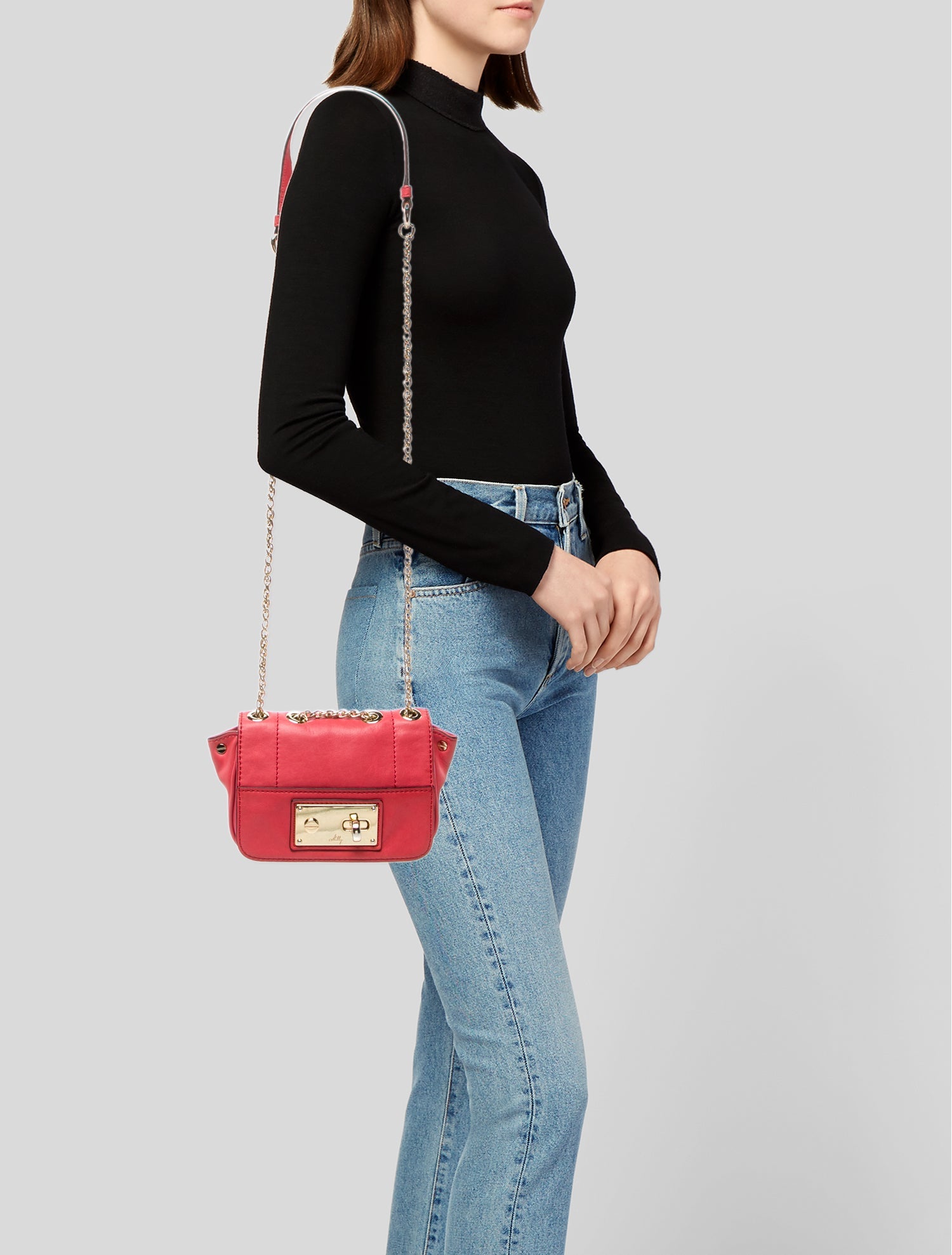 Milly Leather Crossbody Bag