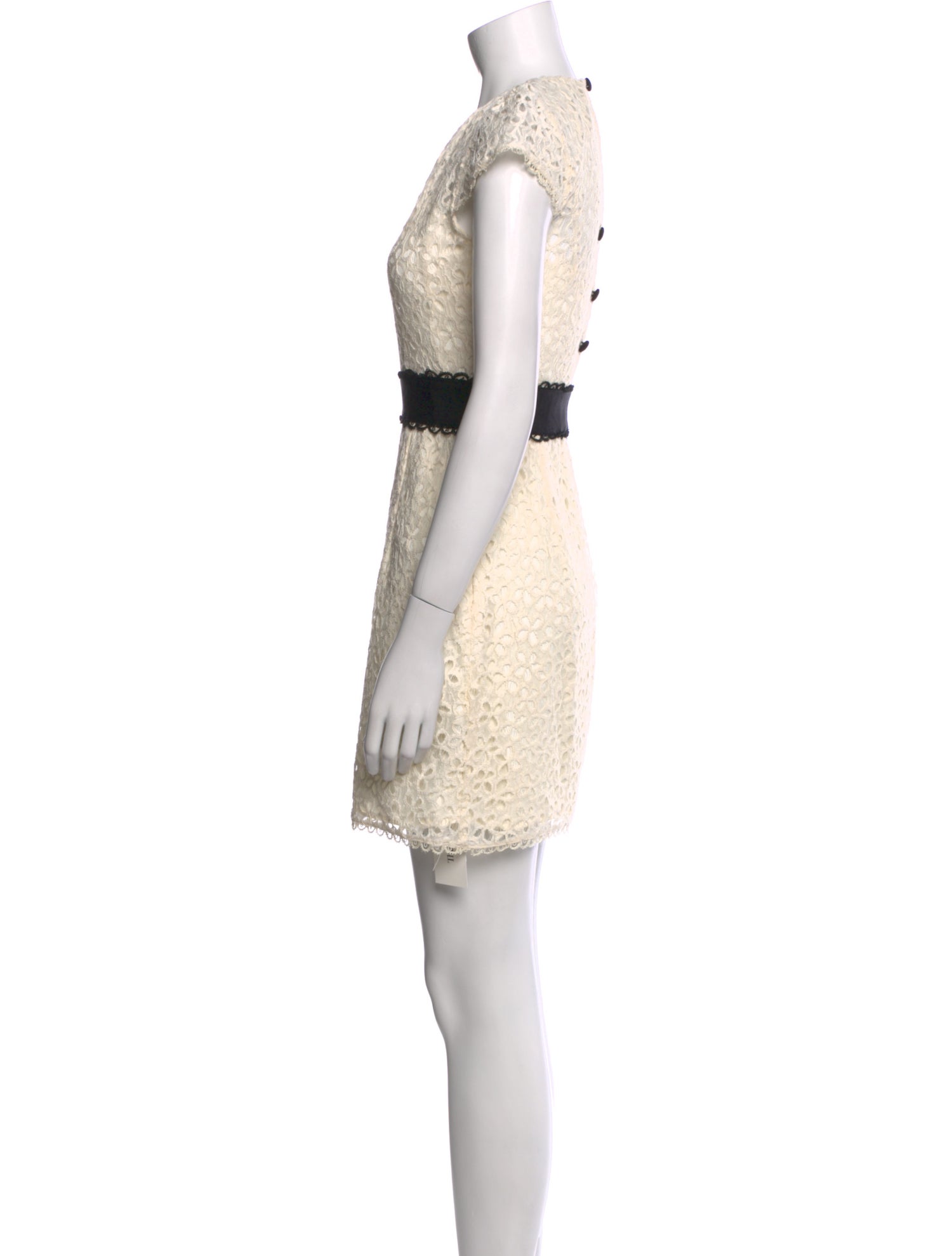 Milly Lace Pattern Mini Dress