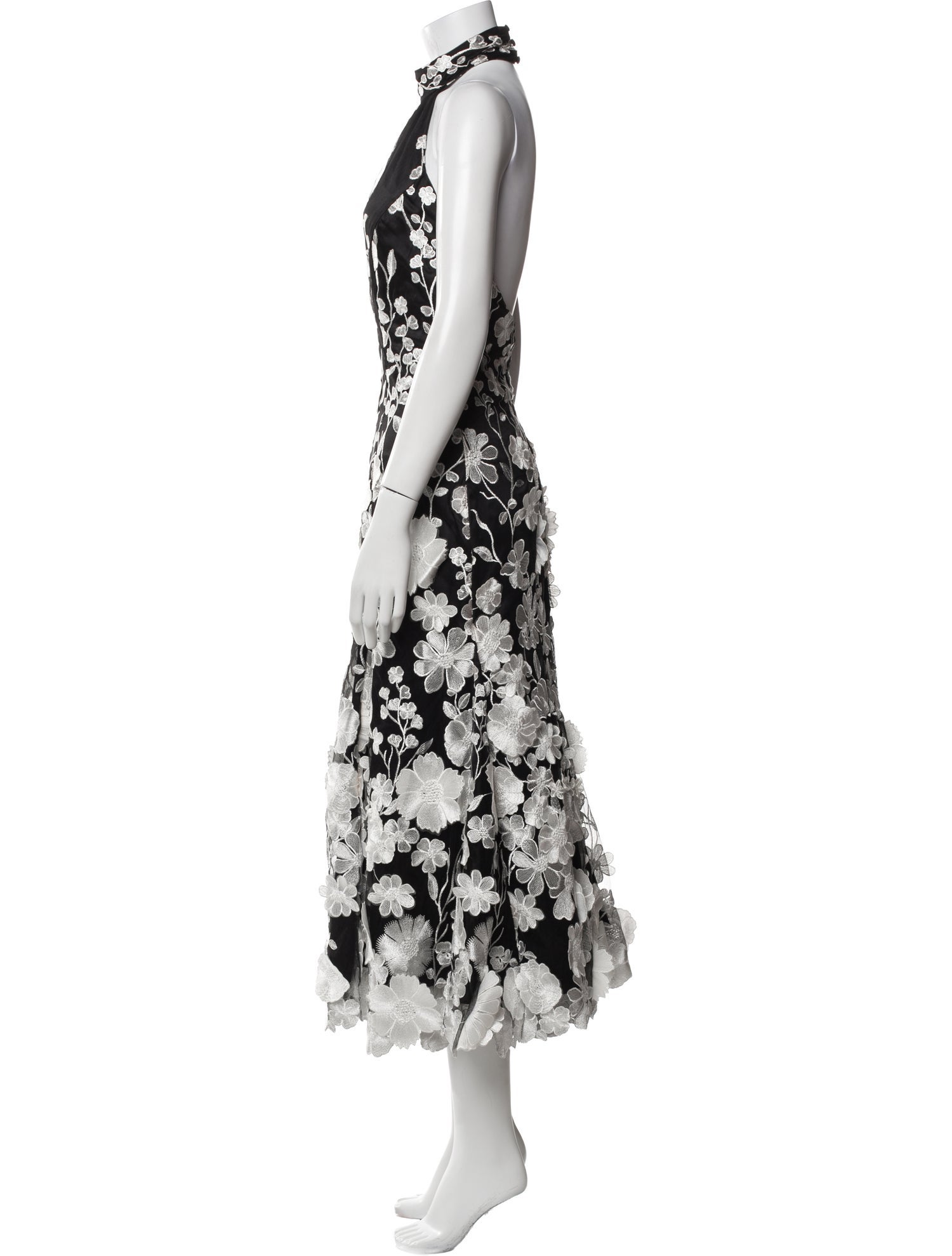 Milly Floral Print Long Dress