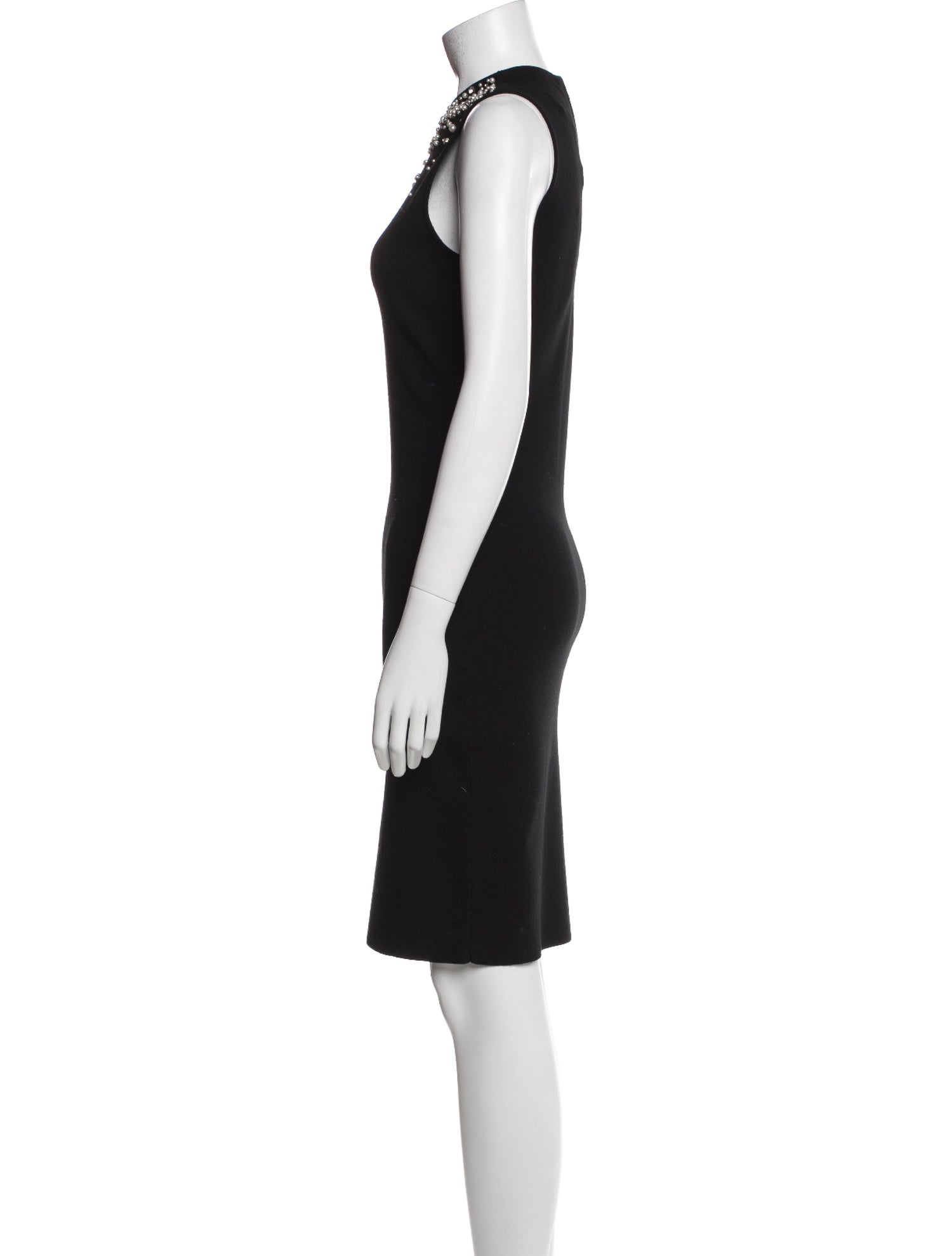 Milly Crew Neck Knee-Length Dress