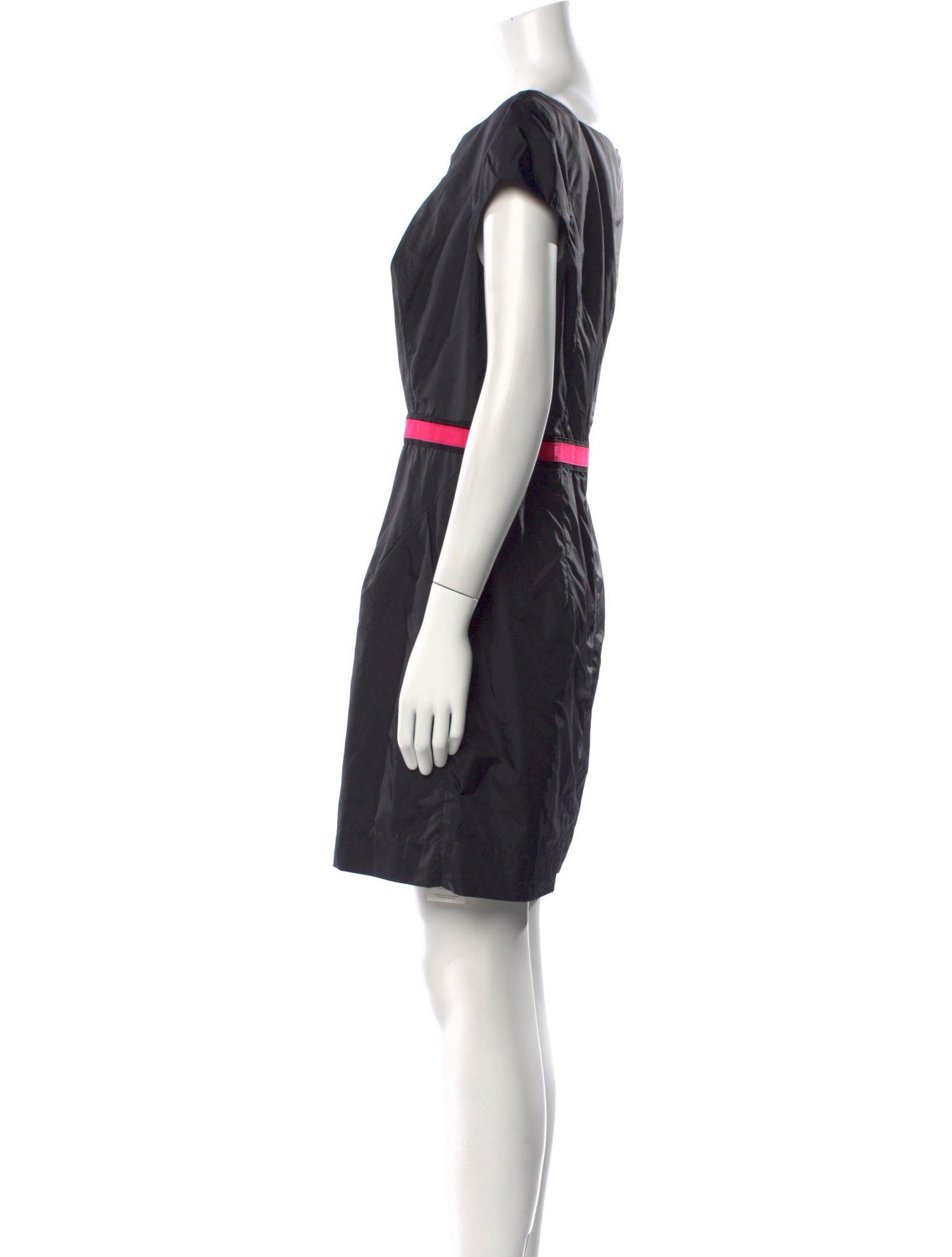 Milly Square Neckline Mini Dress