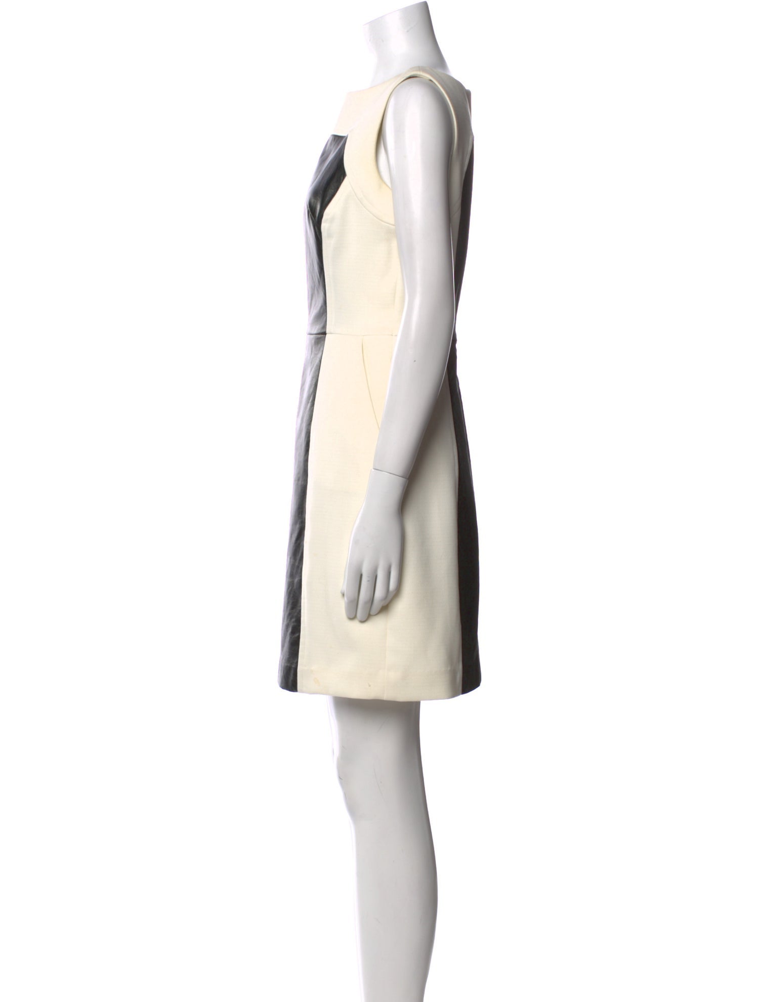 Milly Leather Mini Dress