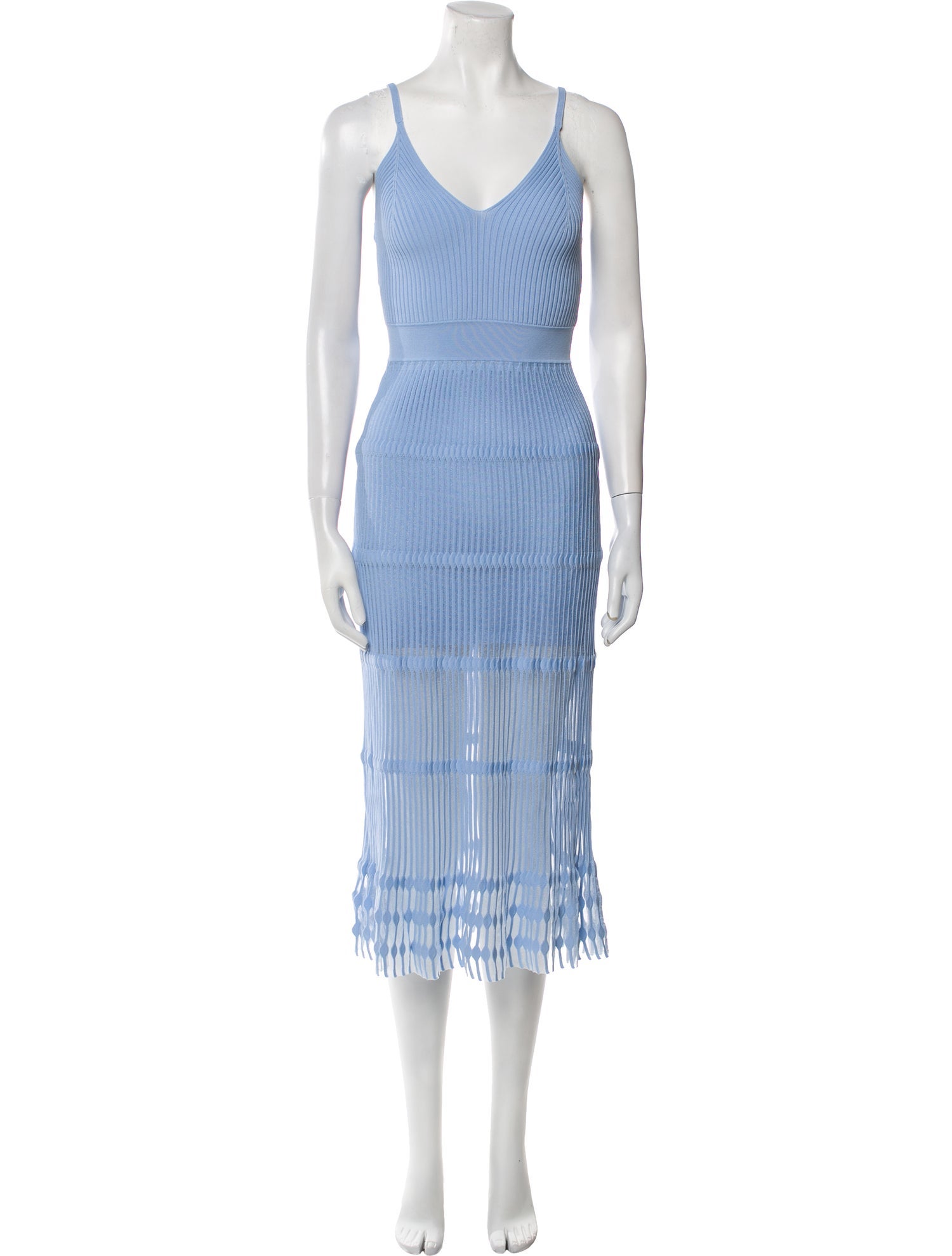 Milly Striped Midi Length Dress w/ Tags