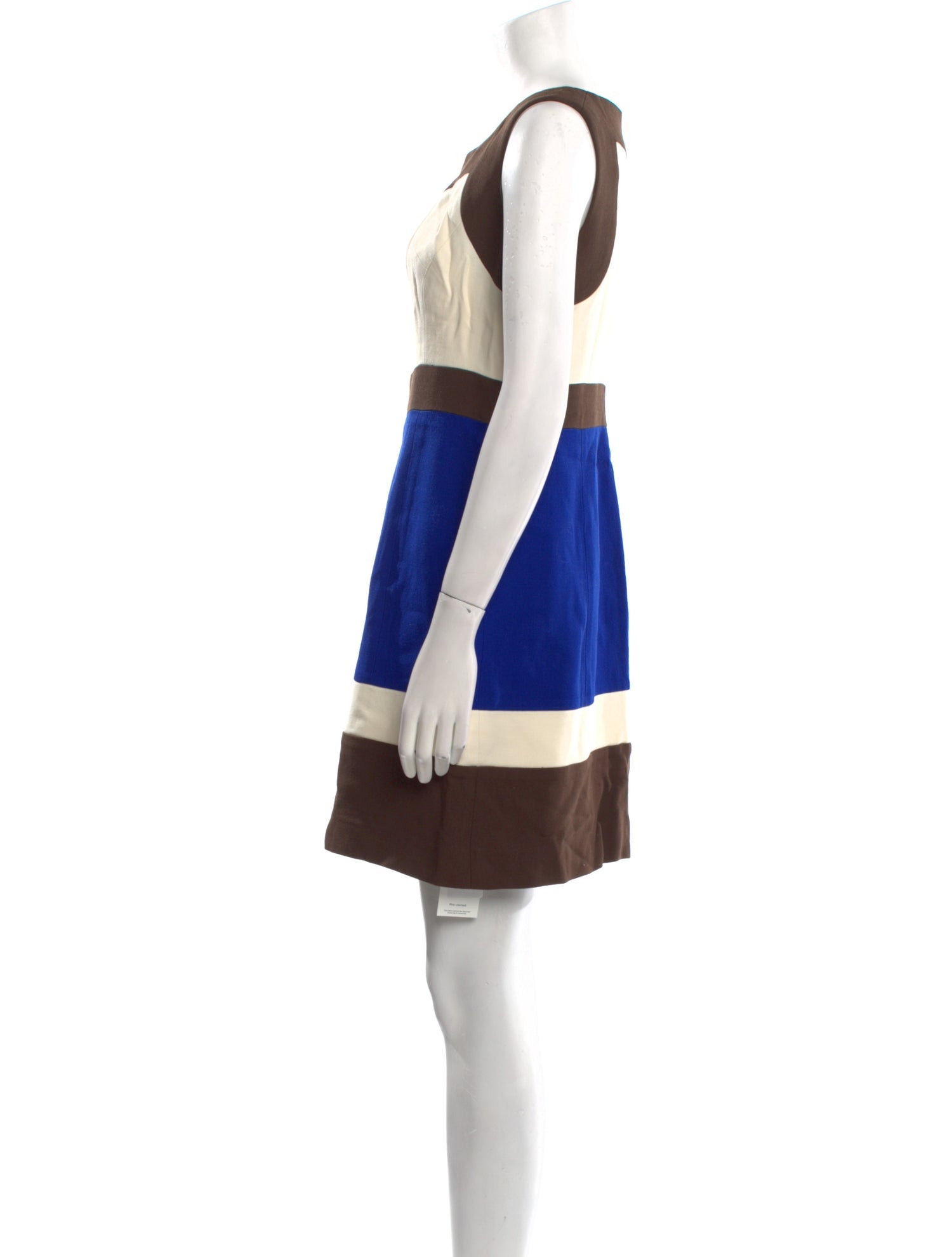 Milly Colorblock Pattern Mini Dress